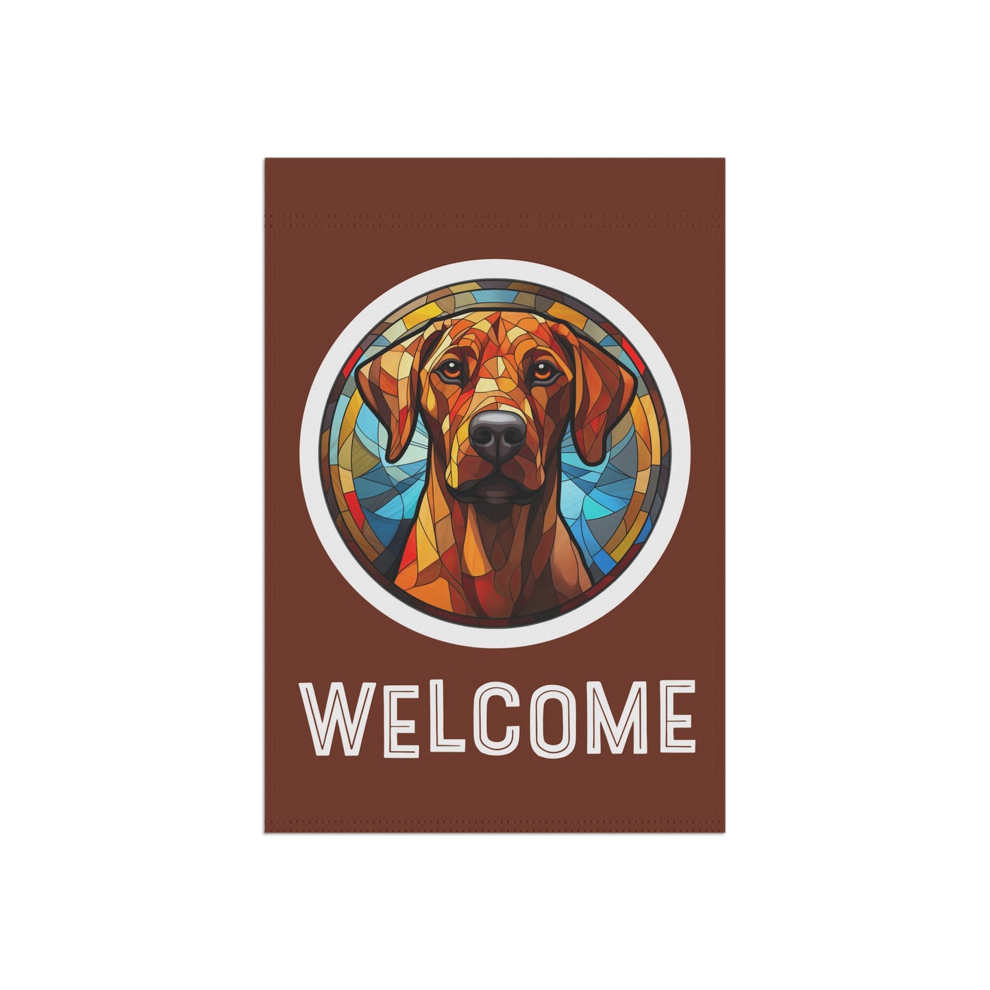 Rhodesian Ridgeback Welcome 2-Sided Garden & House Flag/Banner