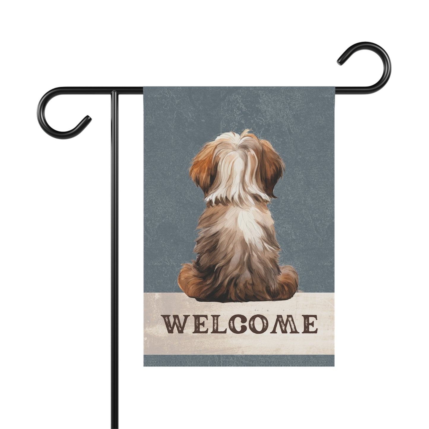 Havanese Welcome 2-Sided Garden & House Flag/Banner