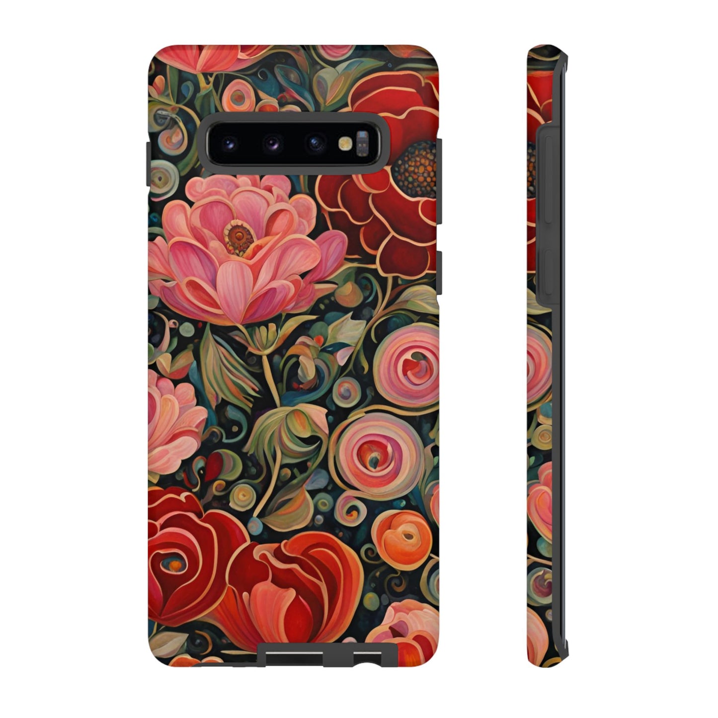 February Flowers iPhone Samsung Galaxy Google Pixel Tough Cases