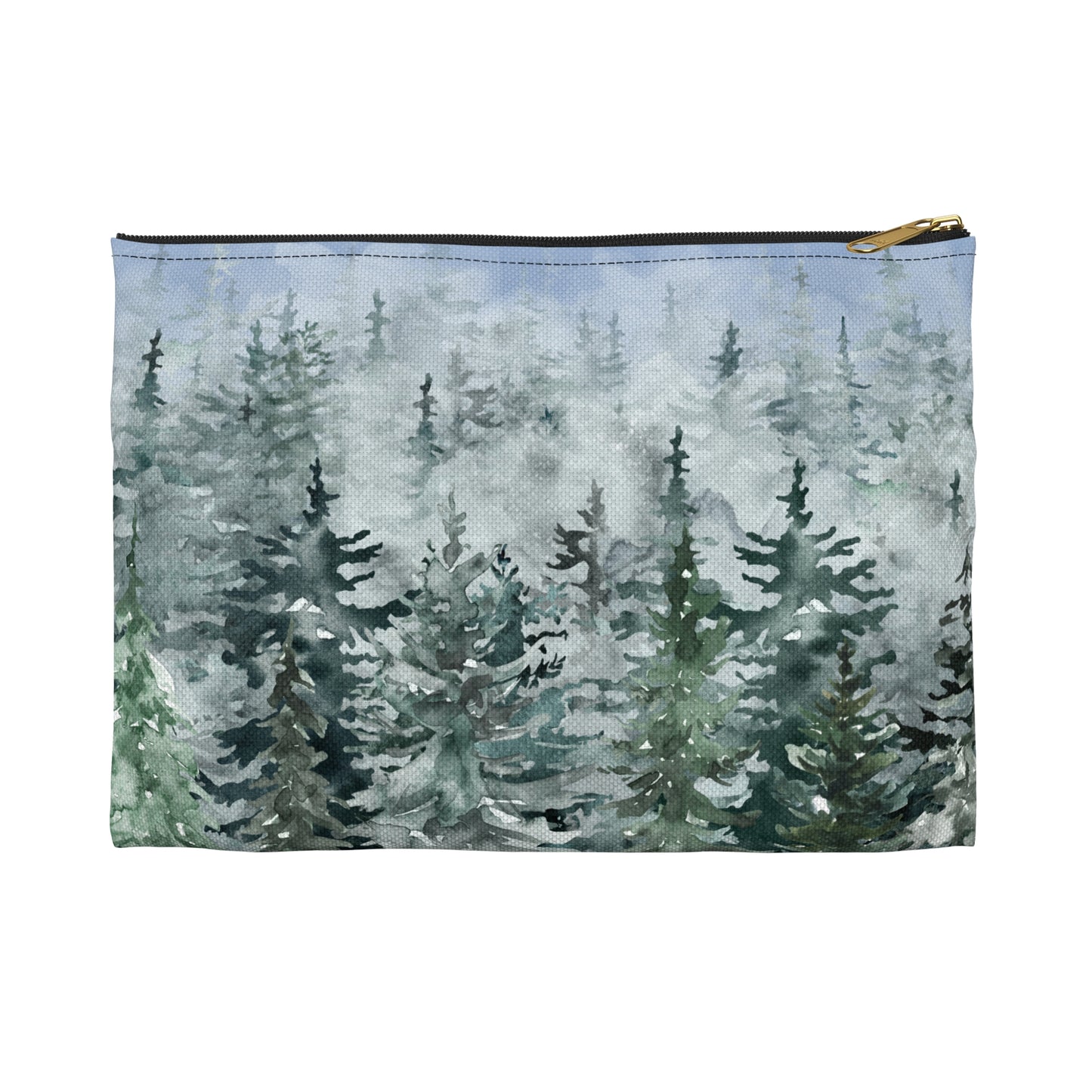 Evergreens in Winter Accessory Pouch