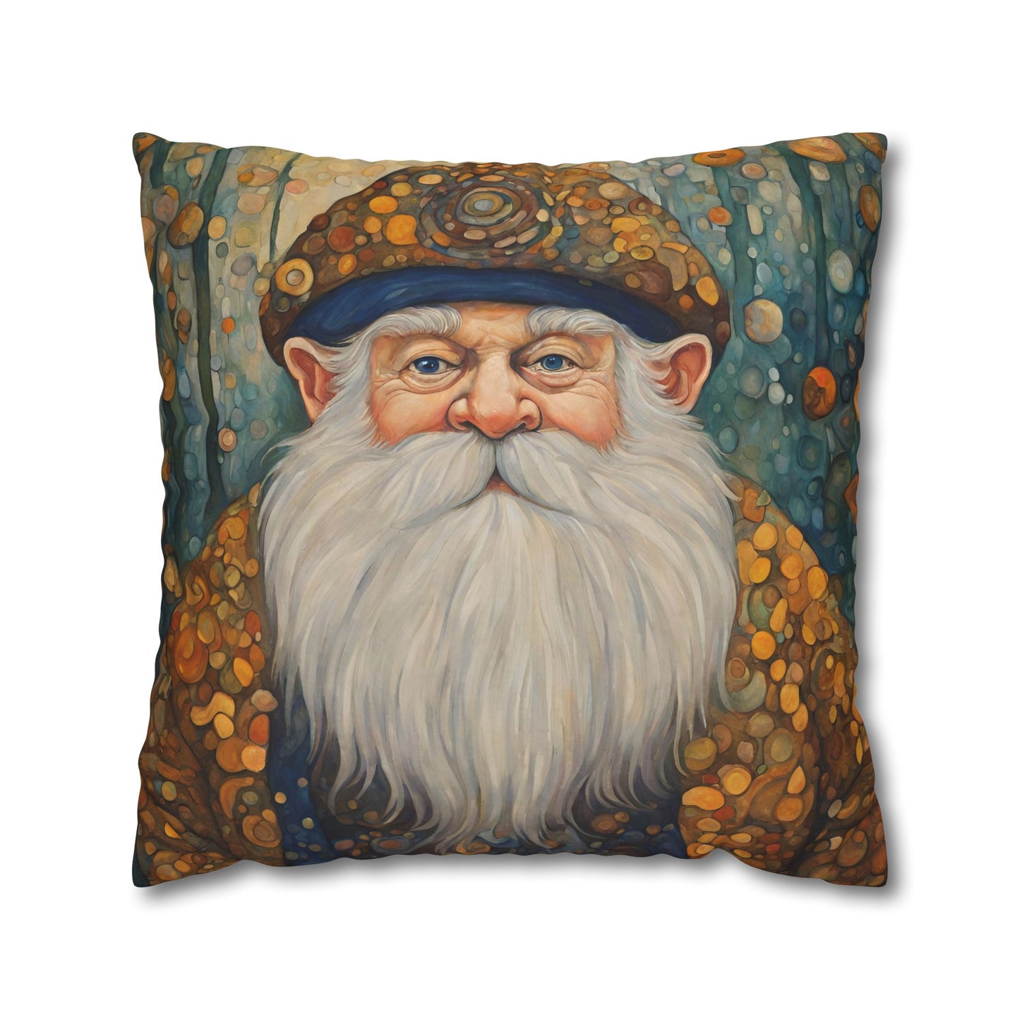 The Gnome Square Poly Canvas Pillowcase