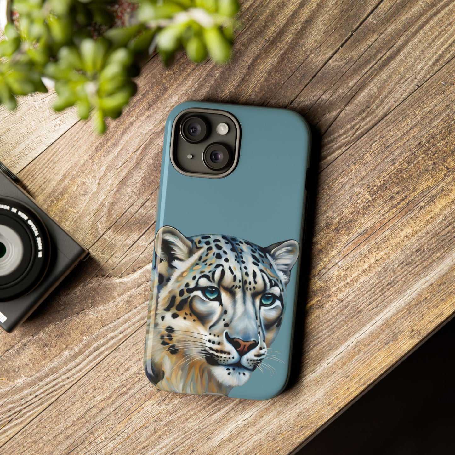 Snow Leopard iPhone Samsung Galaxy Google Pixel Tough Cases