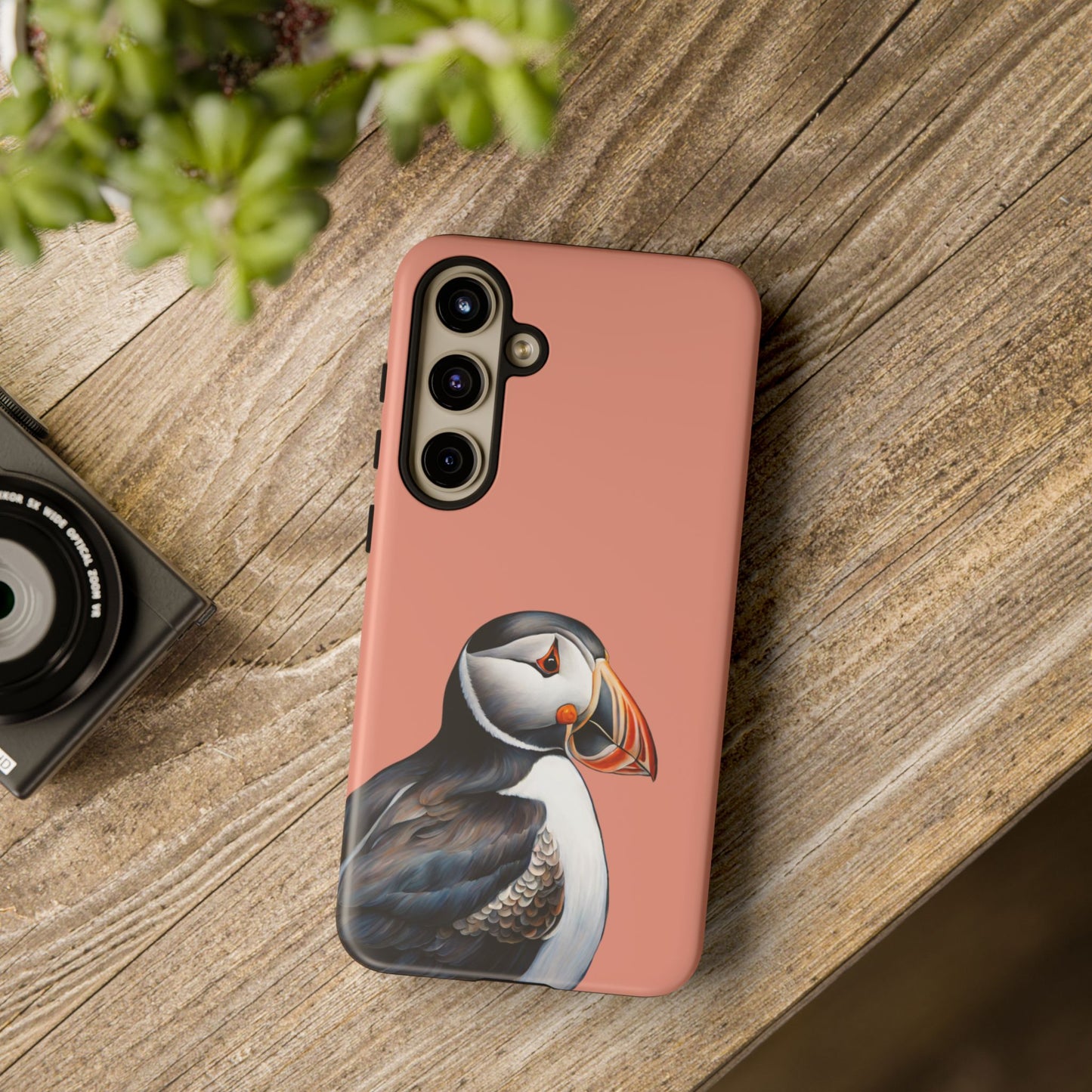 Puffin Wildlife iPhone Samsung Galaxy Google Pixel Tough Cases