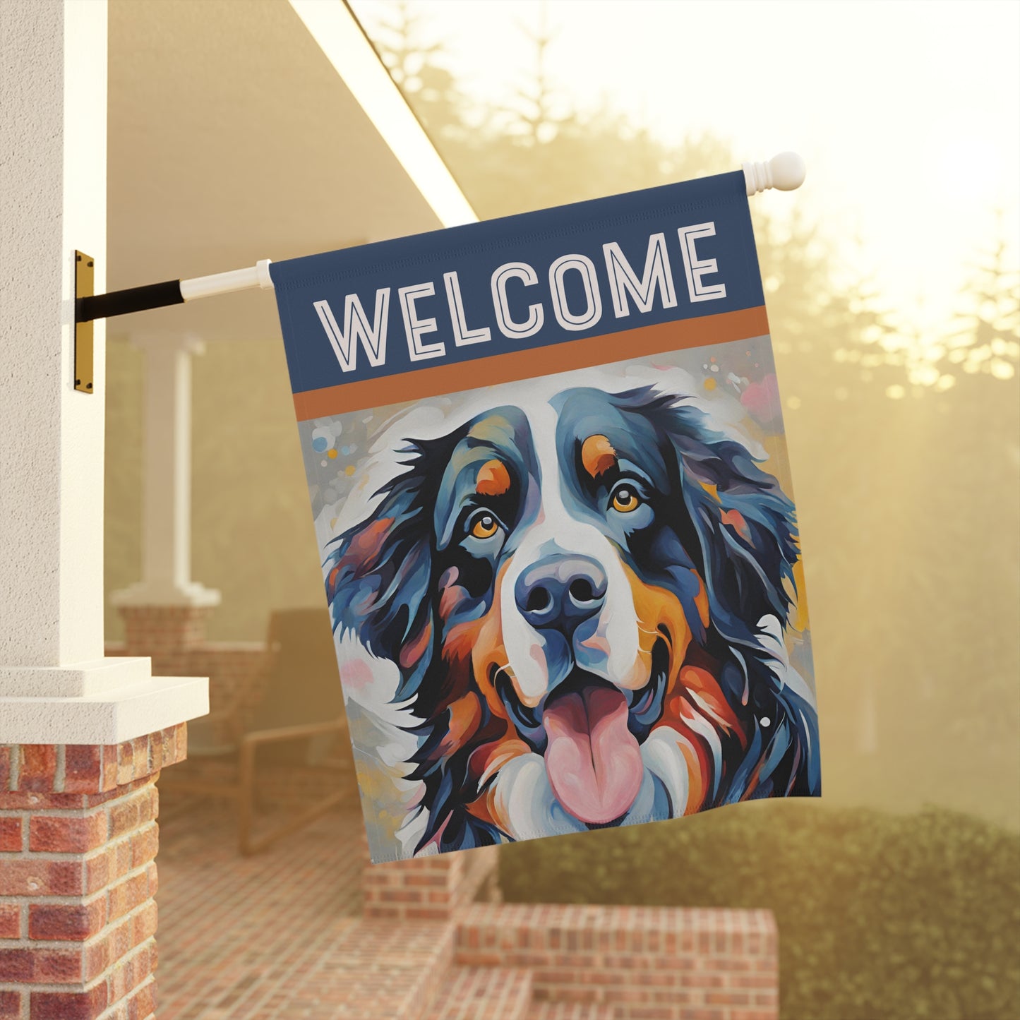 Goose Welcome 2-Sided Garden & House Flag/Banner