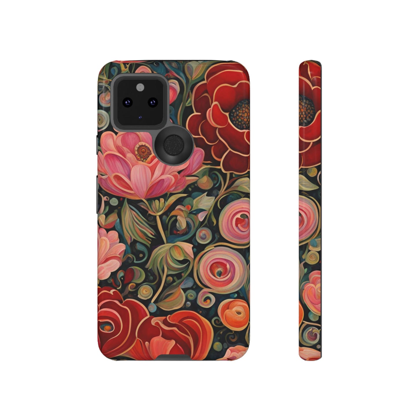 February Flowers iPhone Samsung Galaxy Google Pixel Tough Cases