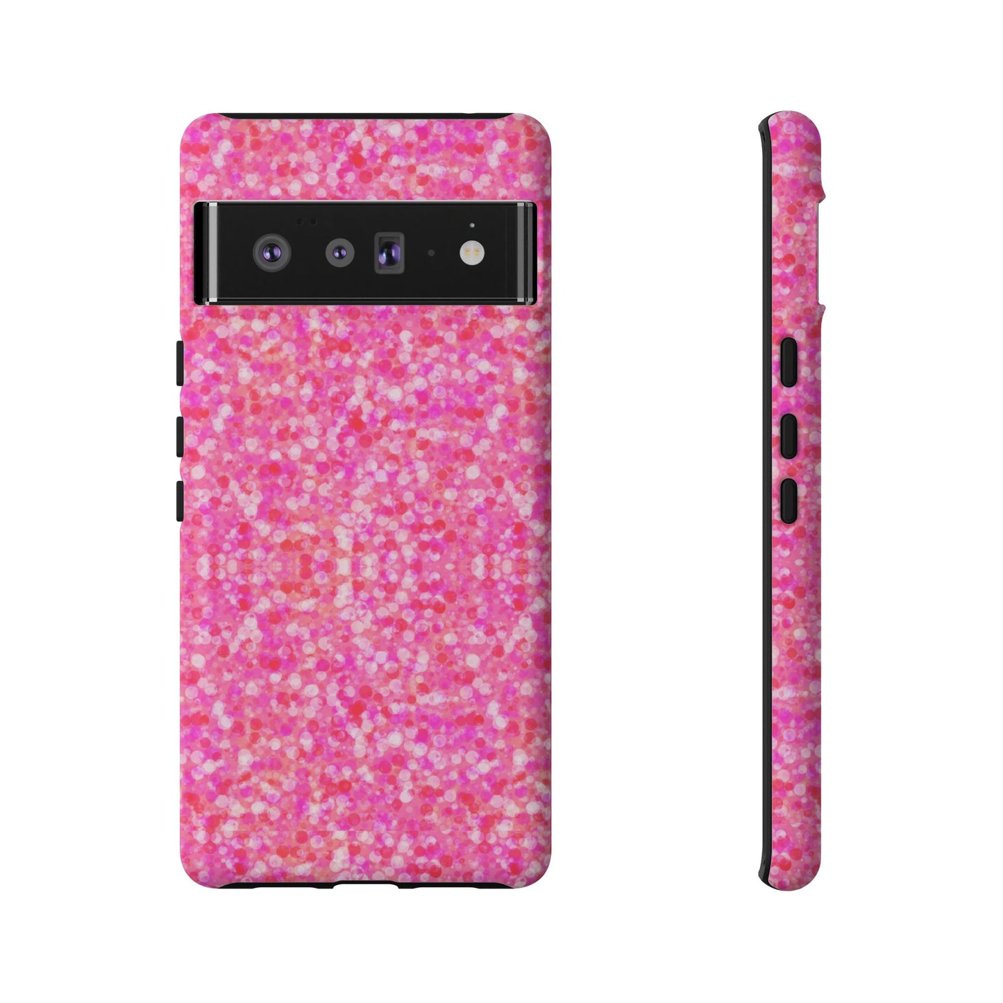 Poppin Pink iPhone Samsung Galaxy Google Pixel Tough Cases