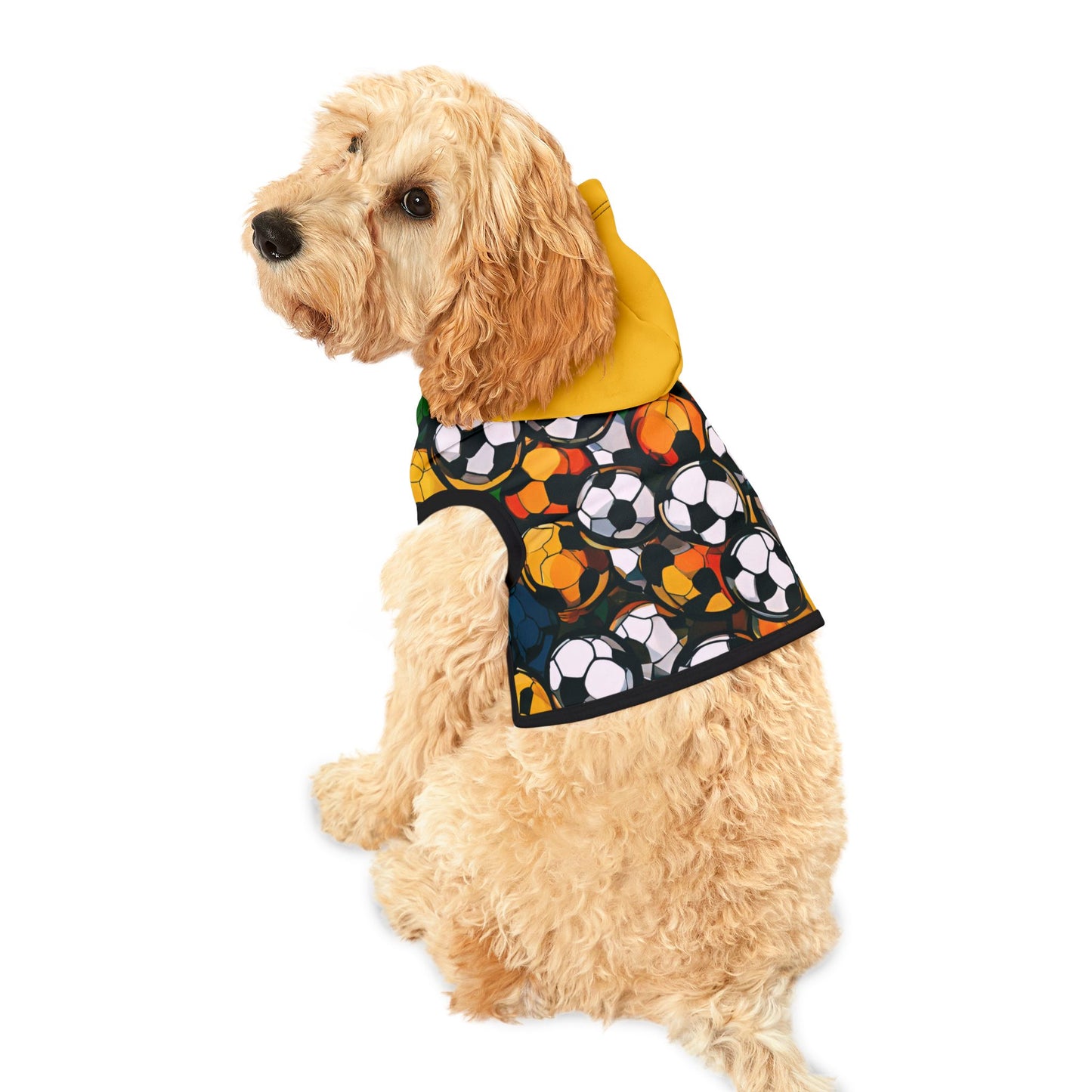 Soccer Abstract Pet Hoodie