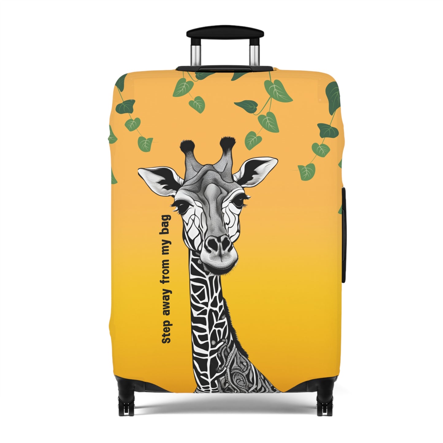 Giraffe Step Away From My Bag Luggage Cover