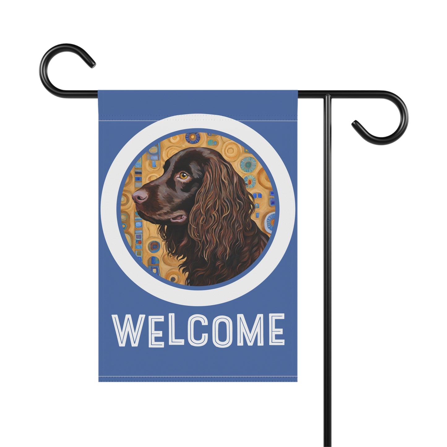 Boykin Welcome 2-Sided Garden & House Flag/Banner