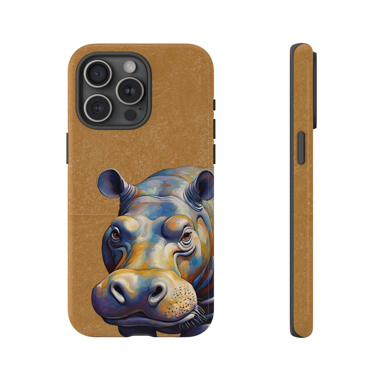 Hippo Wildlife iPhone Samsung Galaxy Google Pixel Tough Cases