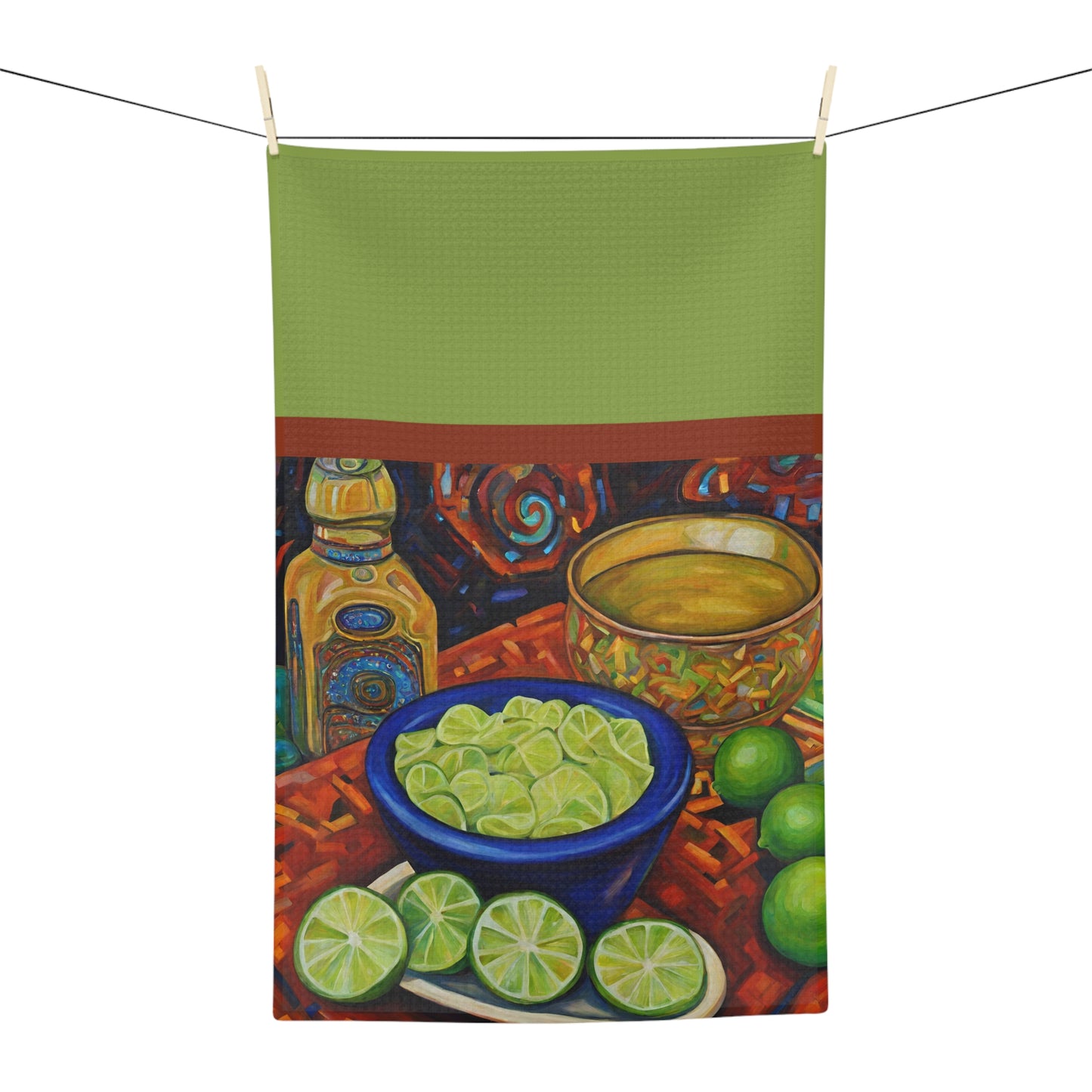 Fiesta Night Microfiber Tea Towel