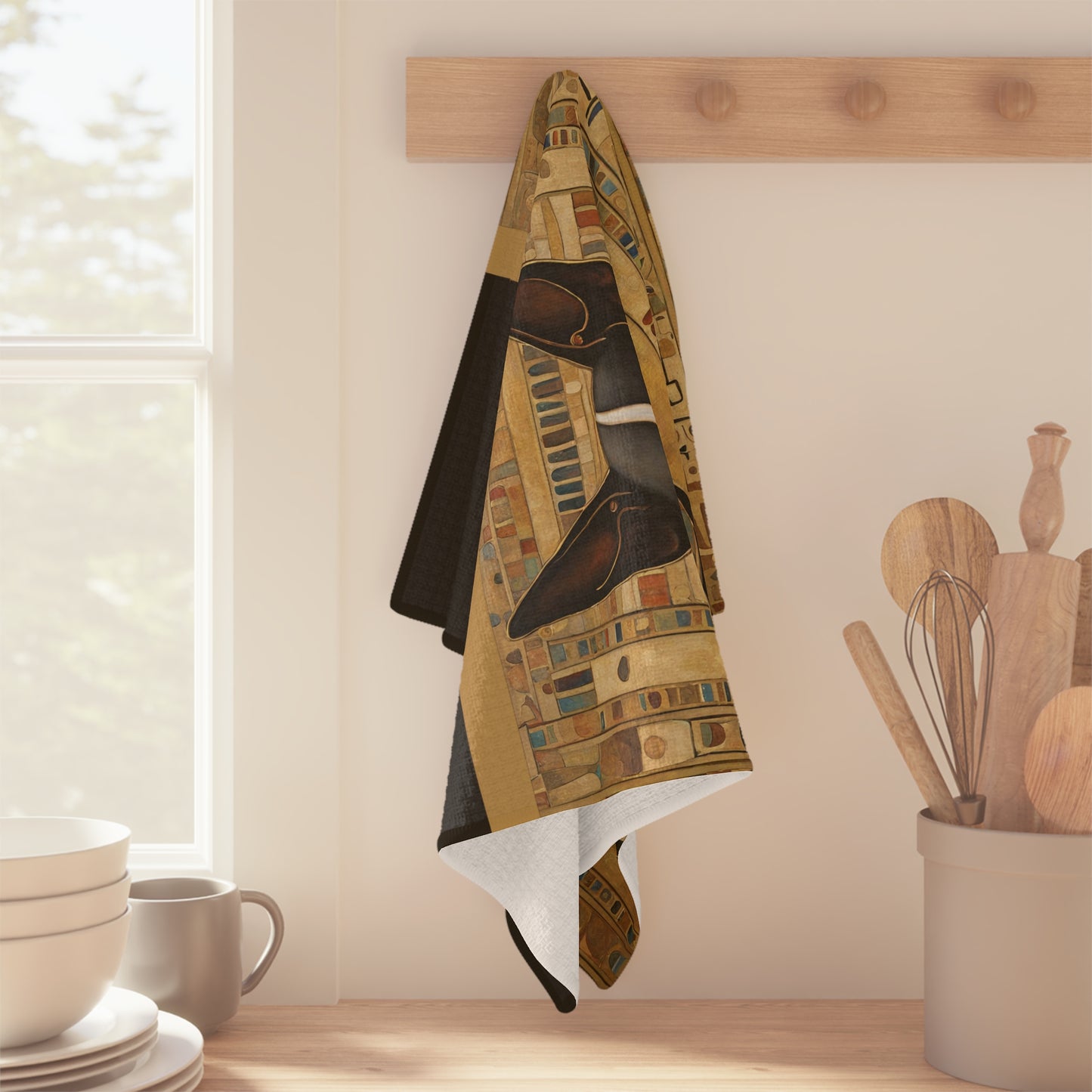 Dogs in the Kitchen- Ramses Microfiber Tea Towel