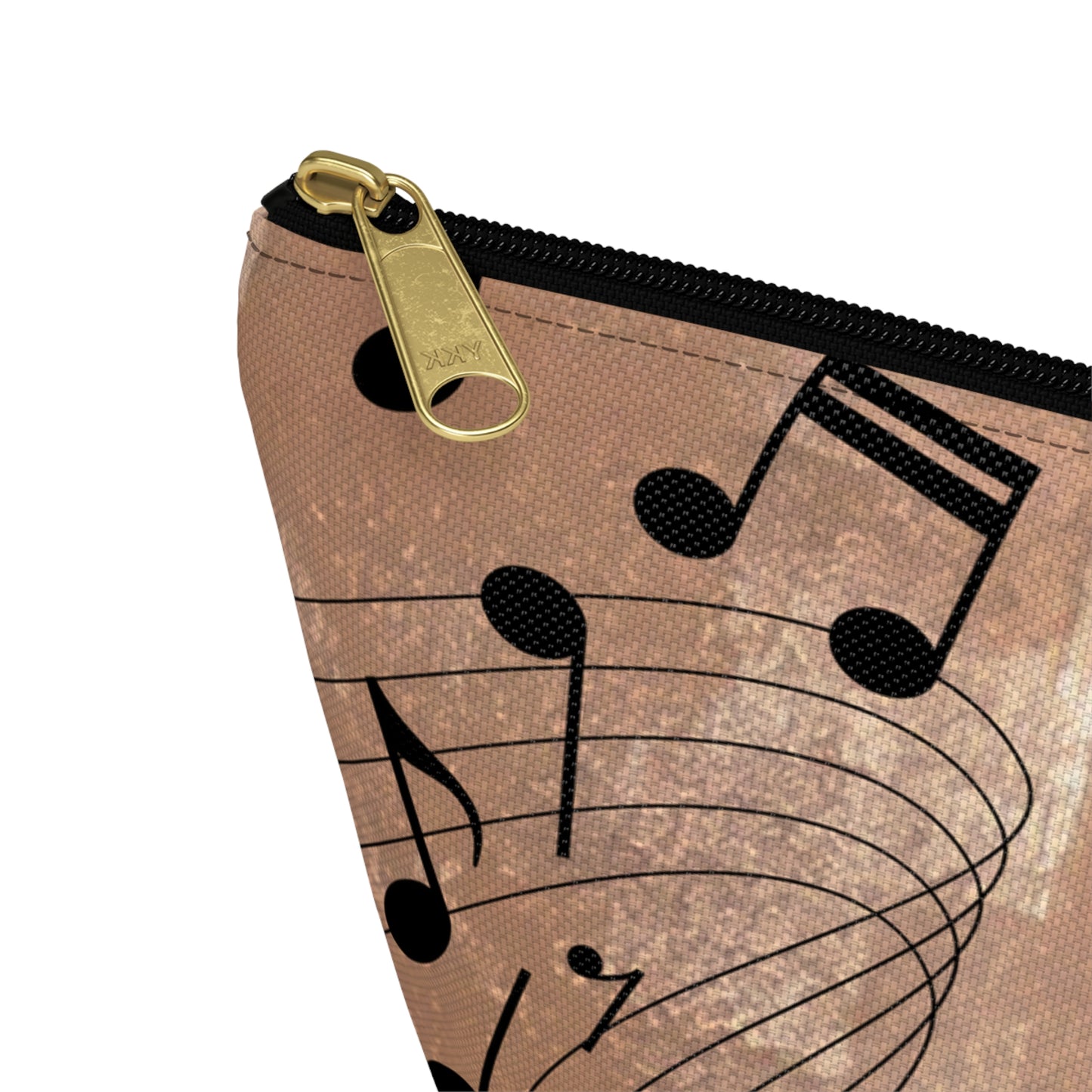 Music Notes Scuff Accessory Pouch w T-bottom