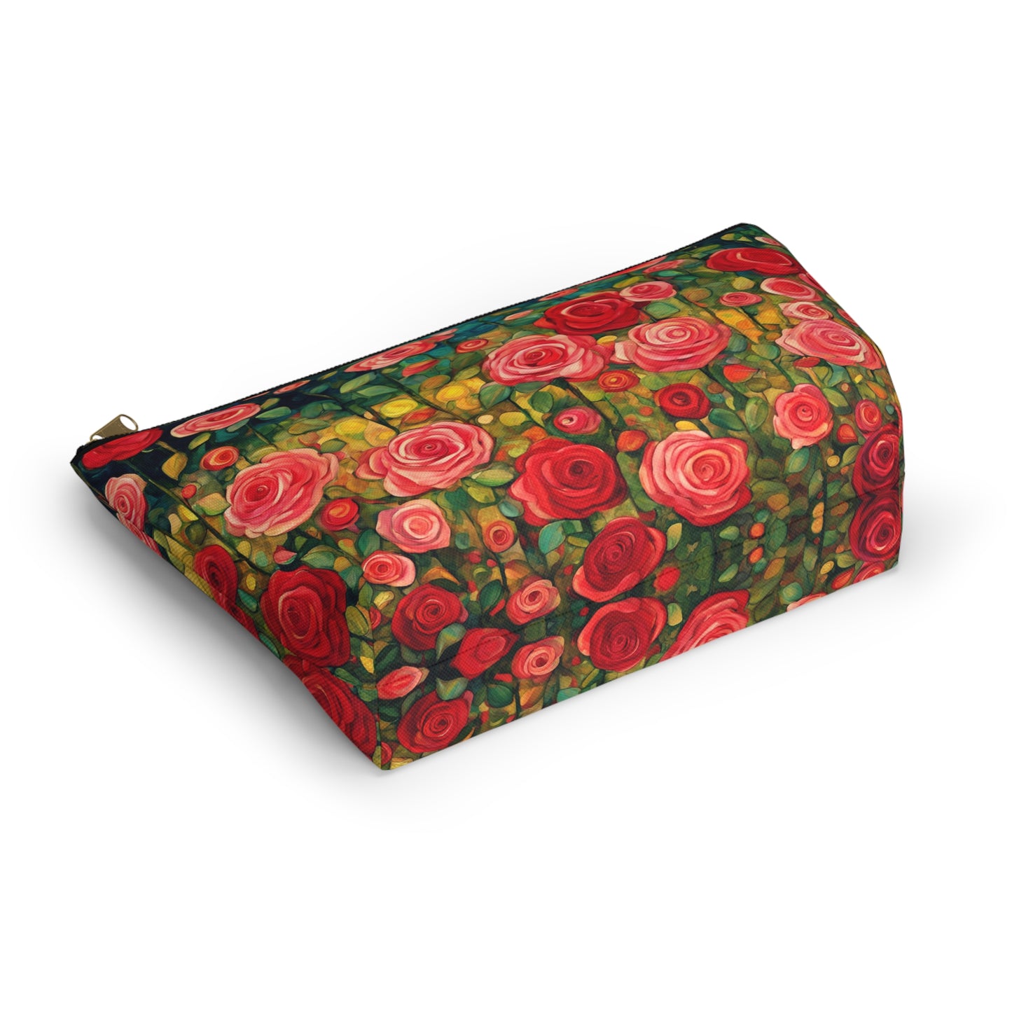 Wall of Roses Accessory Pouch w T-bottom