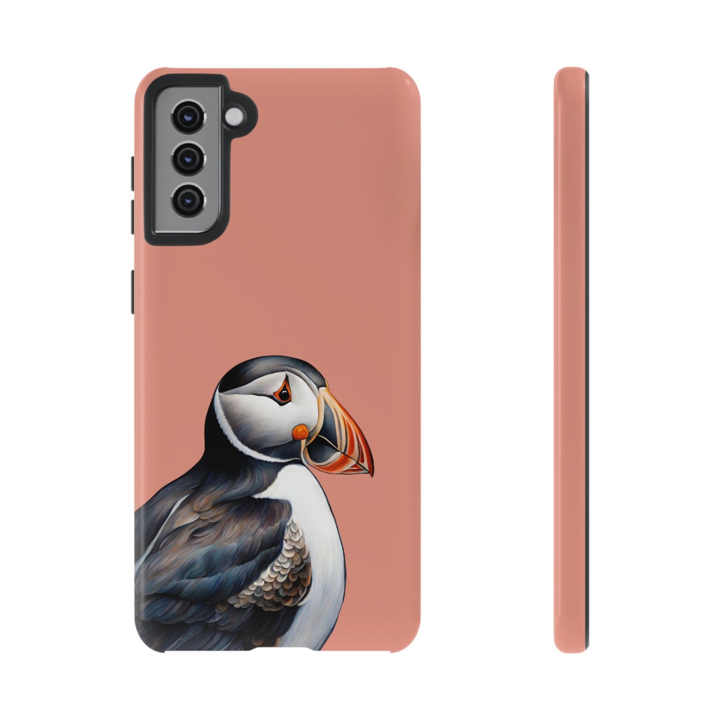 Puffin Wildlife iPhone Samsung Galaxy Google Pixel Tough Cases