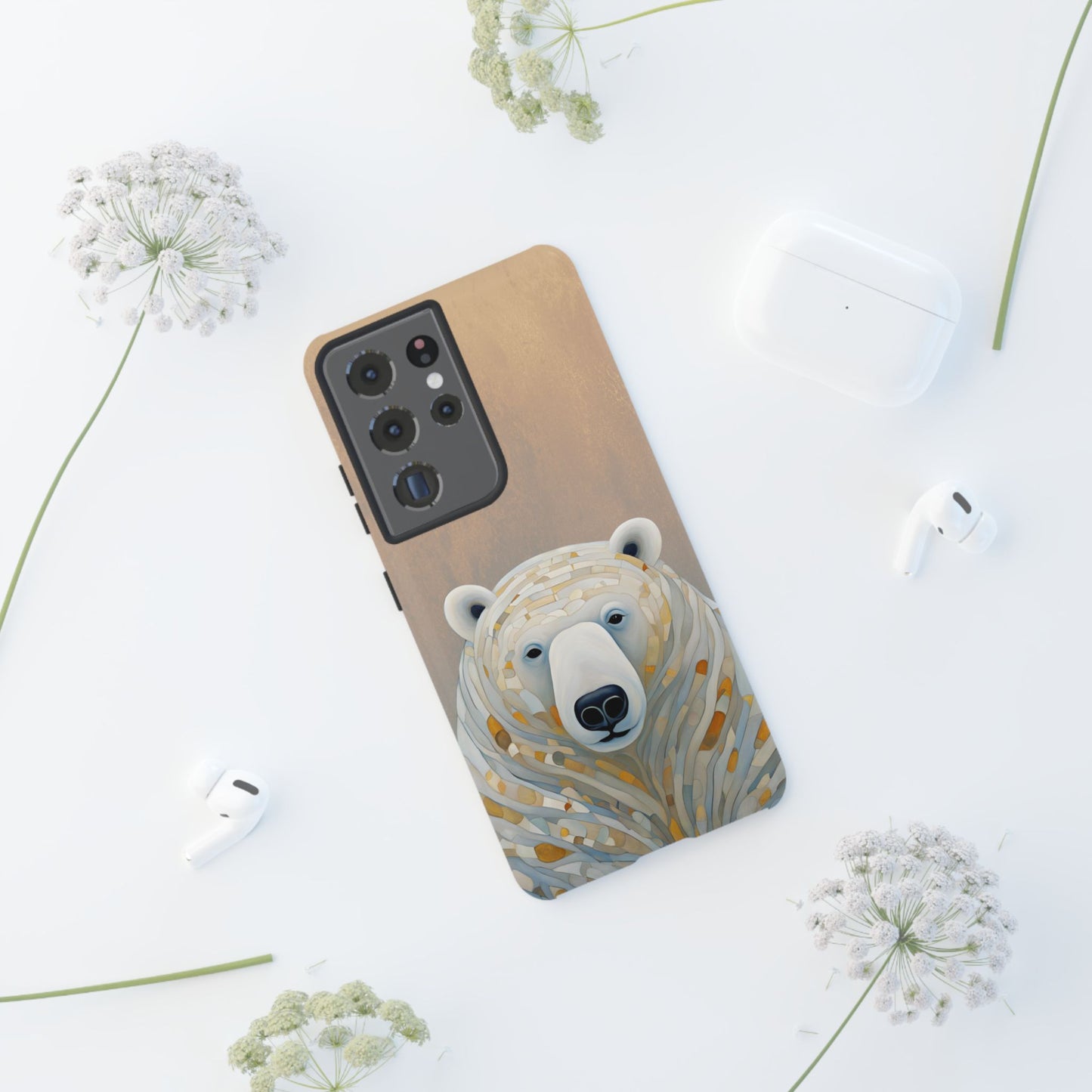 Polar Bear Wildlife iPhone Samsung Galaxy Google Pixel Tough Cases