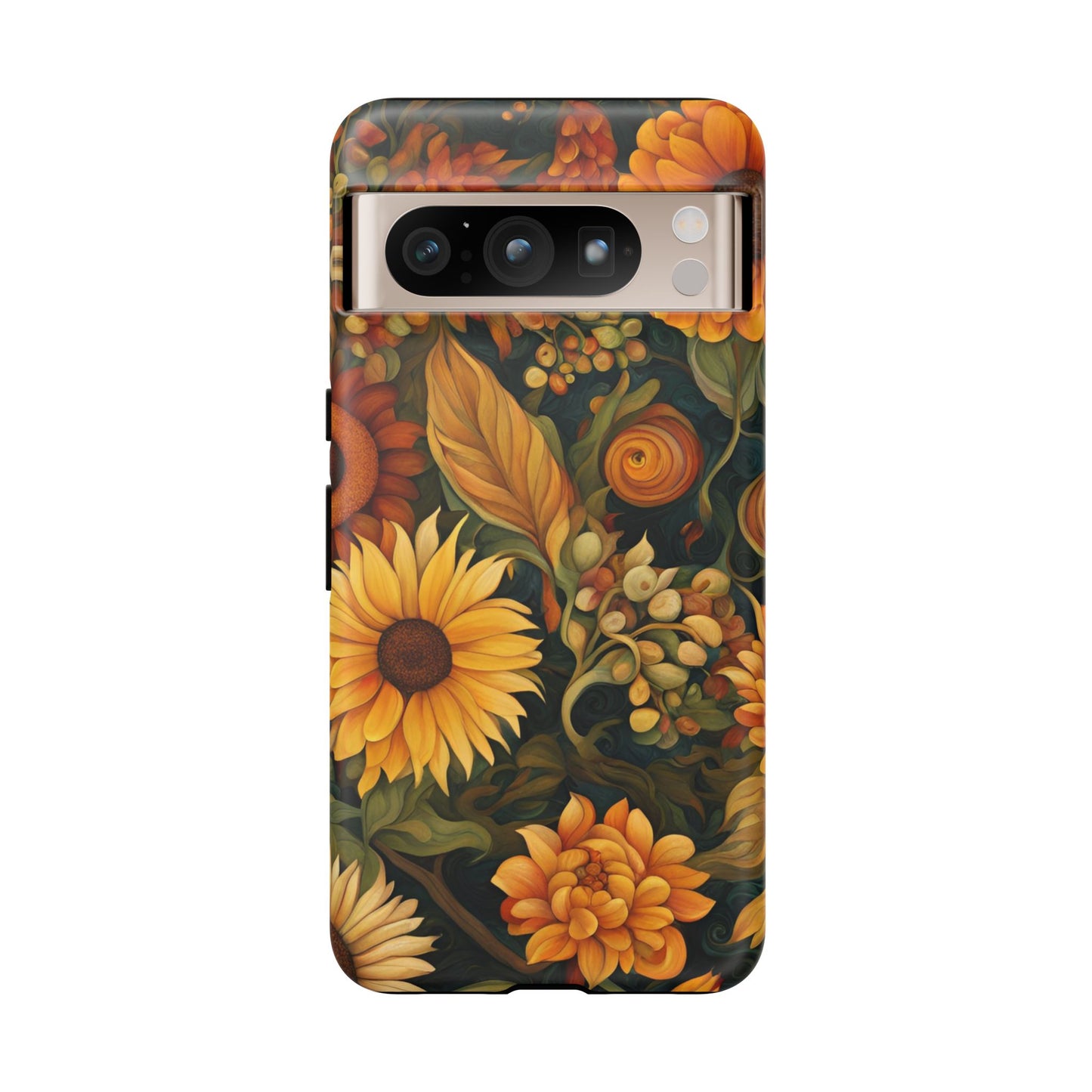 Autumn Flowers iPhone Samsung Galaxy Google Pixel Tough Cases