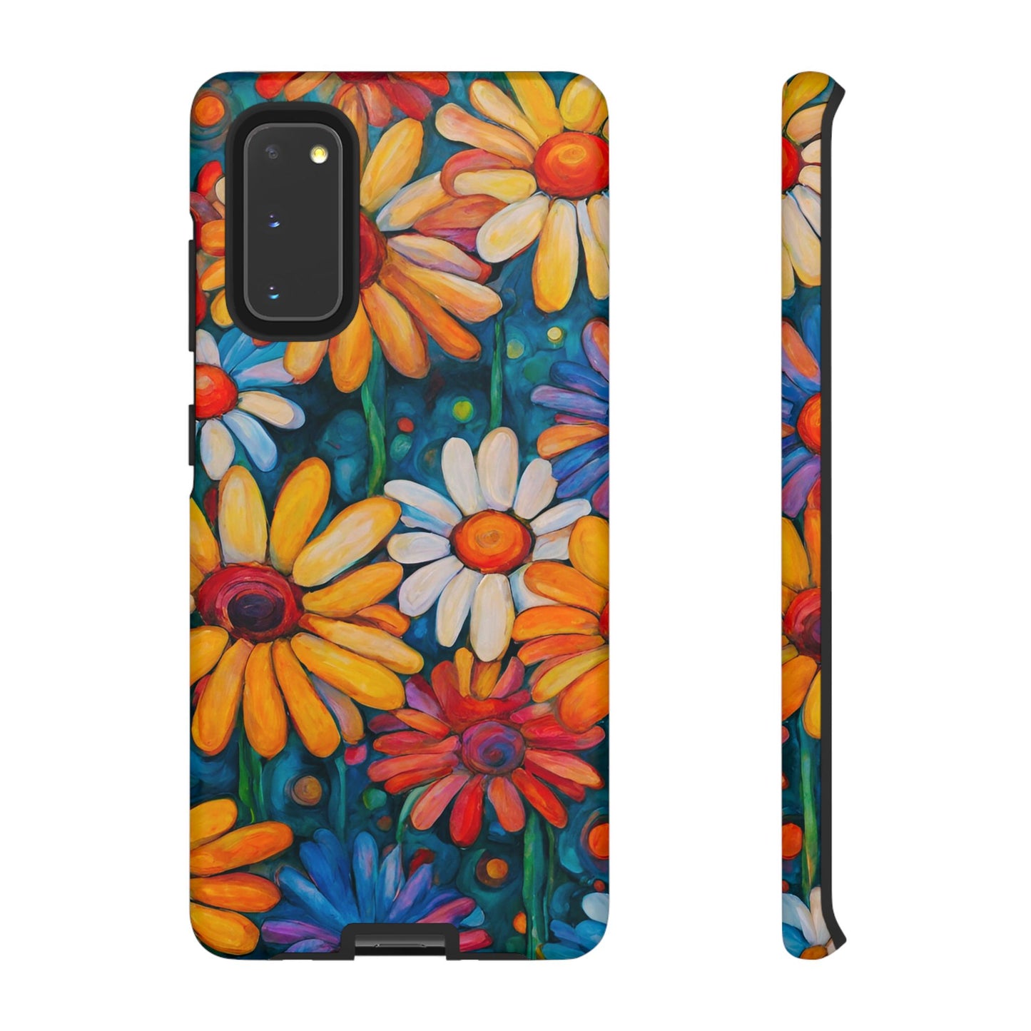 Crazy Daisies iPhone Samsung Galaxy Google Pixel Tough Cases