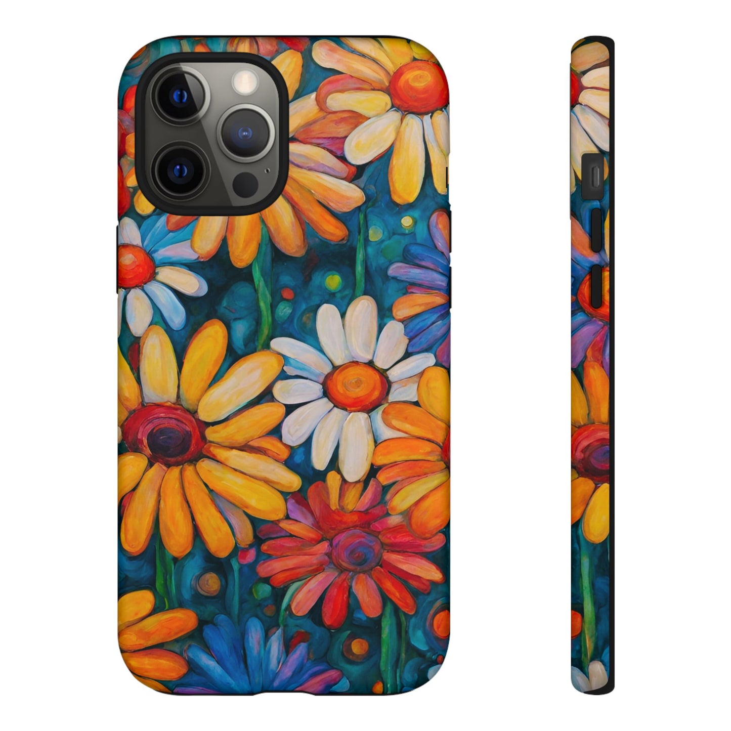 Crazy Daisies iPhone Samsung Galaxy Google Pixel Tough Cases