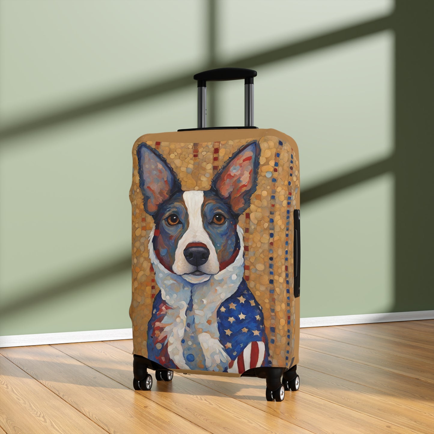 America Dog Luggage Cover