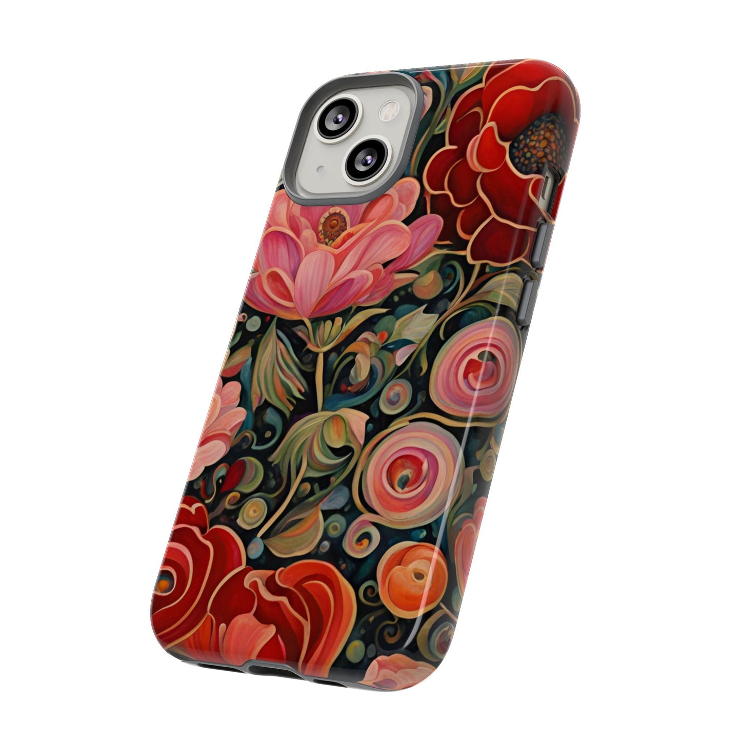 February Flowers iPhone Samsung Galaxy Google Pixel Tough Cases