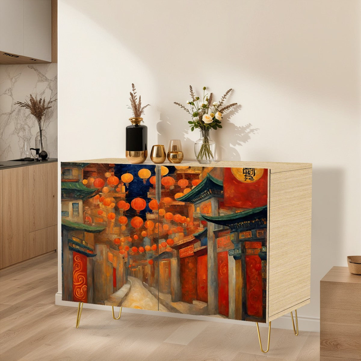 Wooden Storage Cabinet