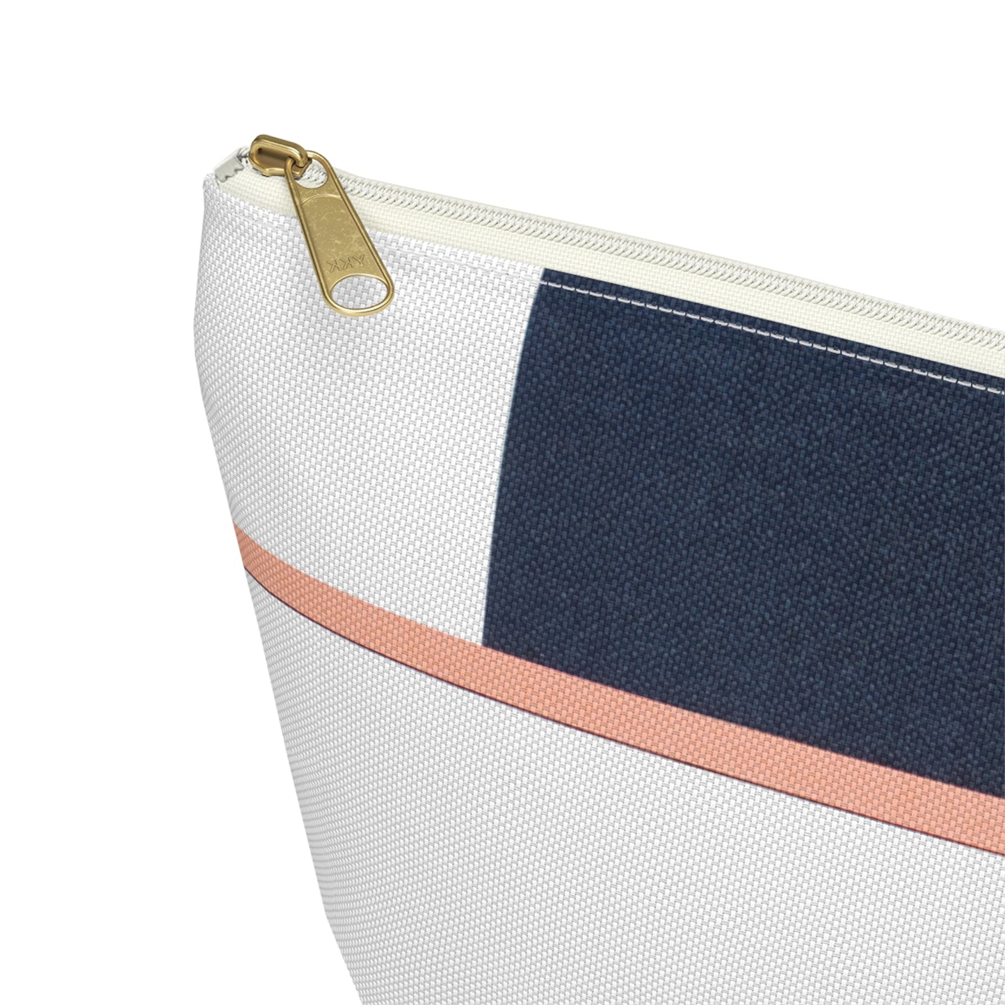 Modern Nautical Accessory Pouch w T-bottom