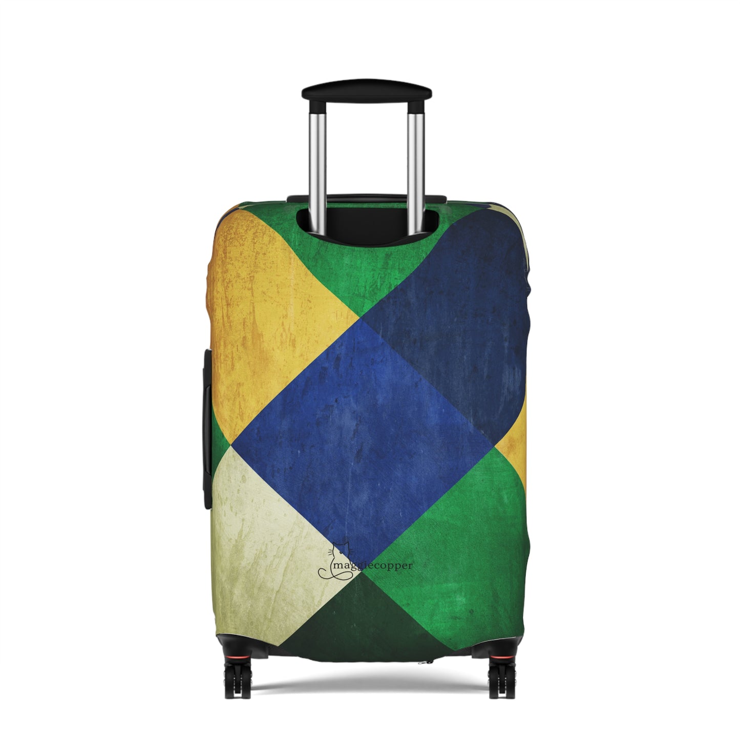 Brasil Plaid Luggage Cover