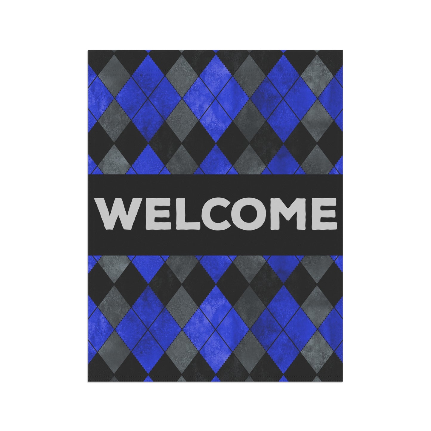 Frankie Welcome 2-Sided Garden & House Flag/Banner