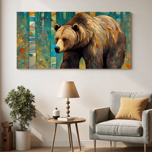 60" x 30" Printed Canvas Fabric Wall Art - No Frame (Made in USA)