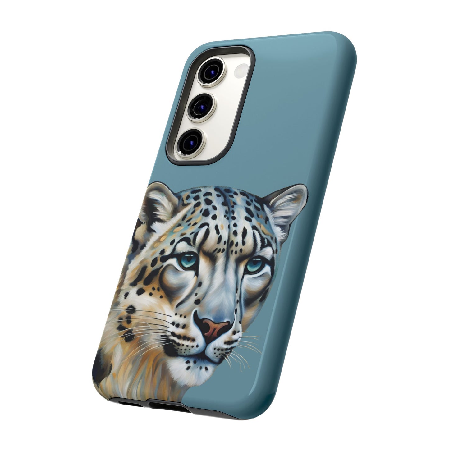 Snow Leopard iPhone Samsung Galaxy Google Pixel Tough Cases