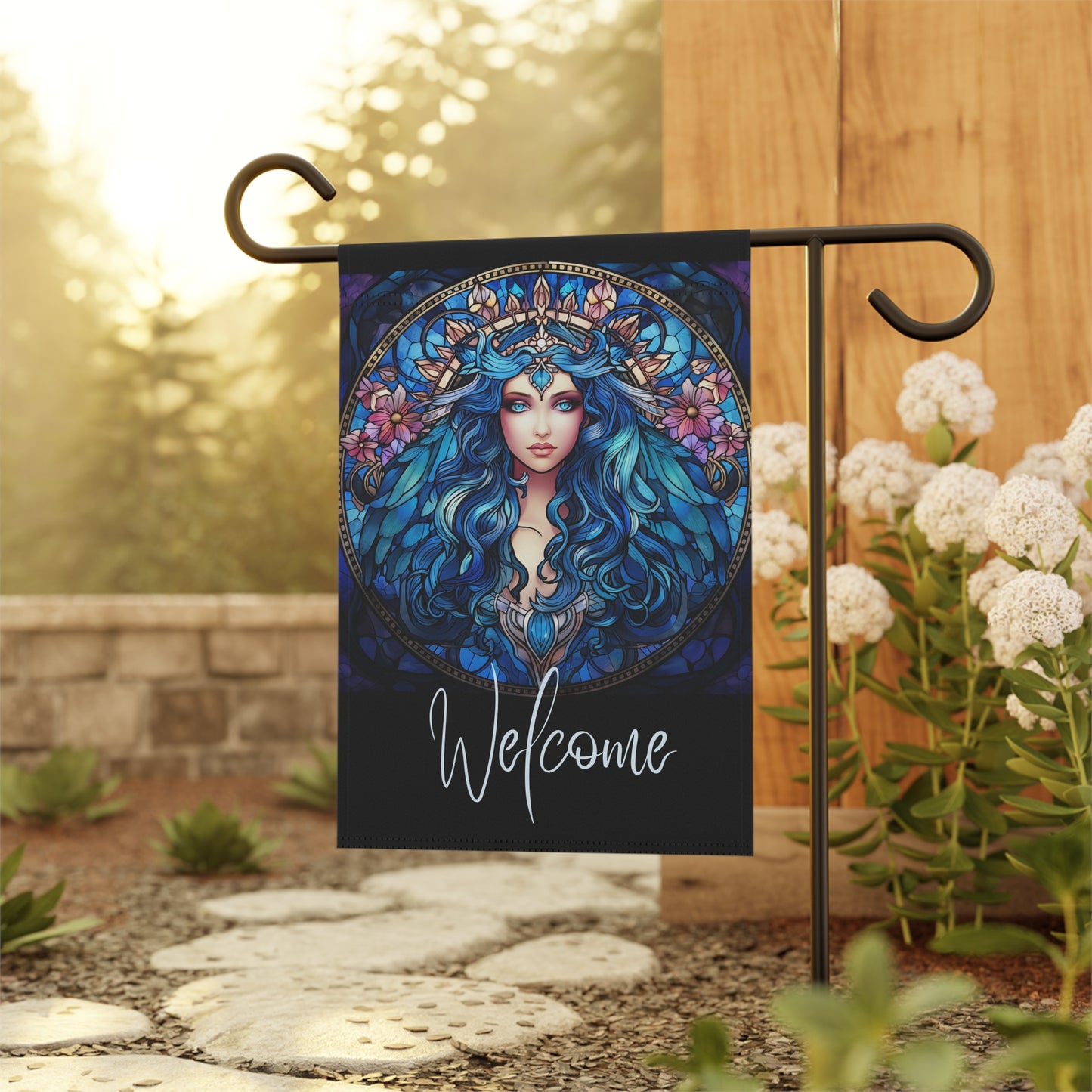 Goddess Welcome 2-Sided Garden & House Banner