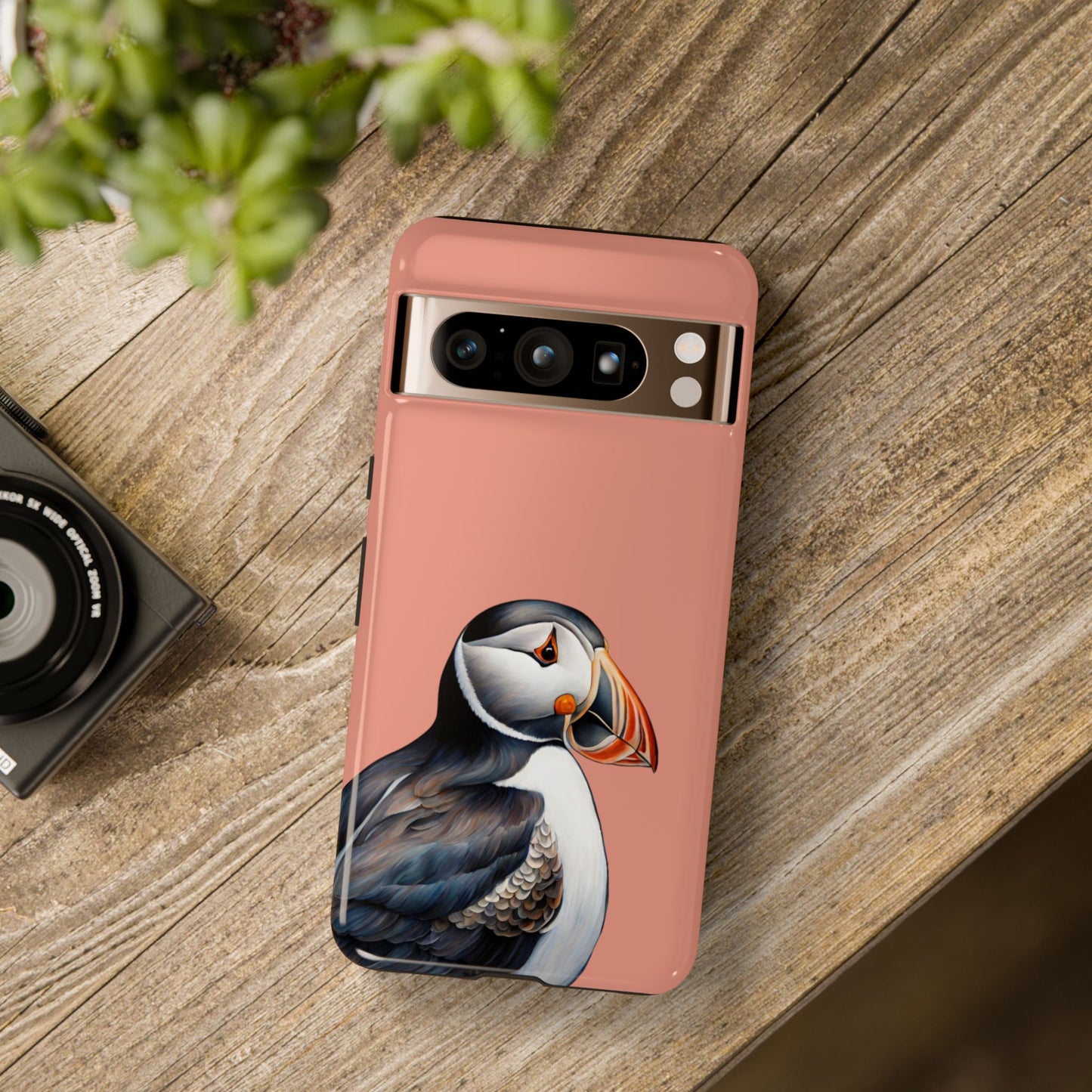 Puffin Wildlife iPhone Samsung Galaxy Google Pixel Tough Cases