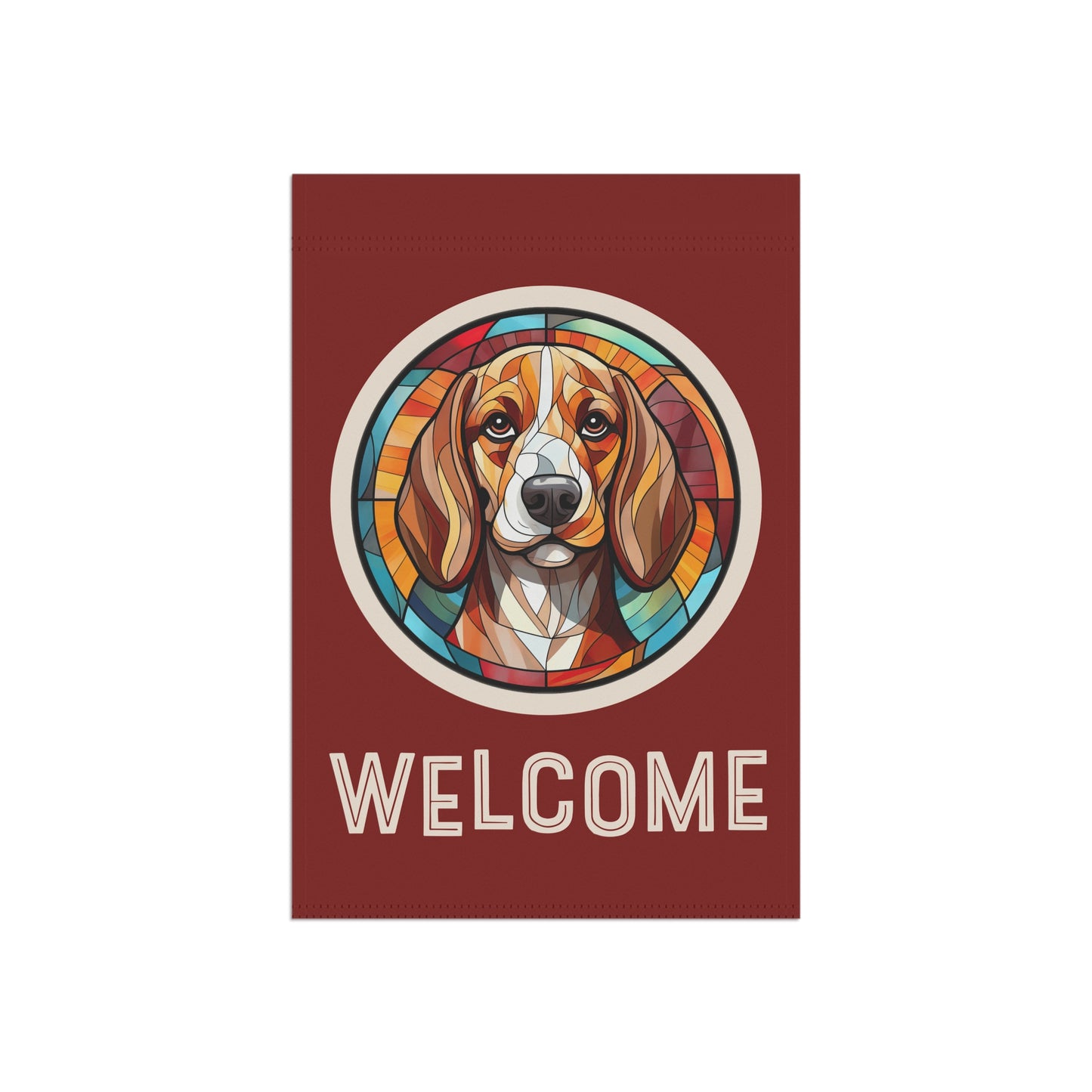 Beagle Welcome 2-Sided Garden & House Flag/Banner