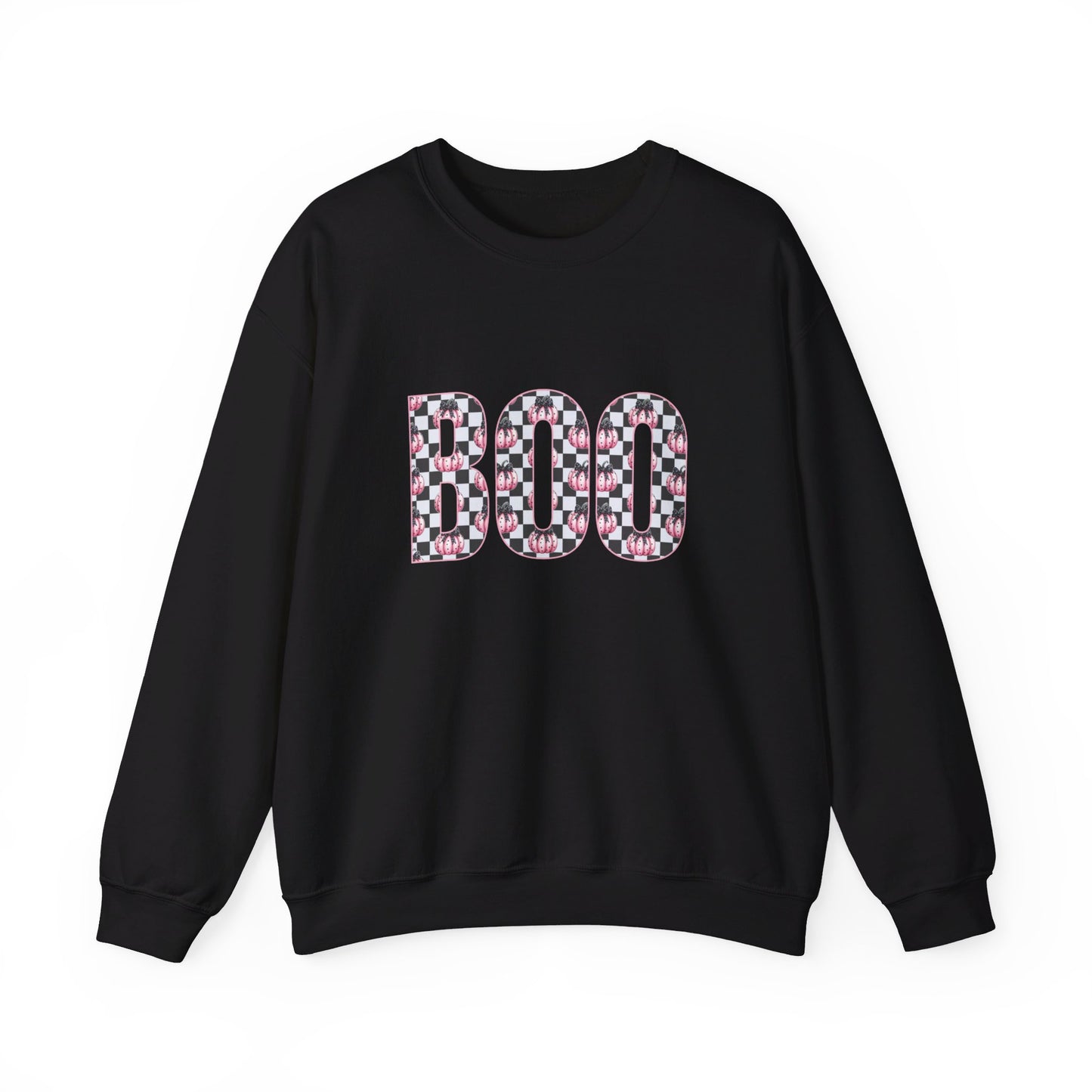 Pink Pumpkin BOO Unisex Heavy Blend™ Crewneck Sweatshirt