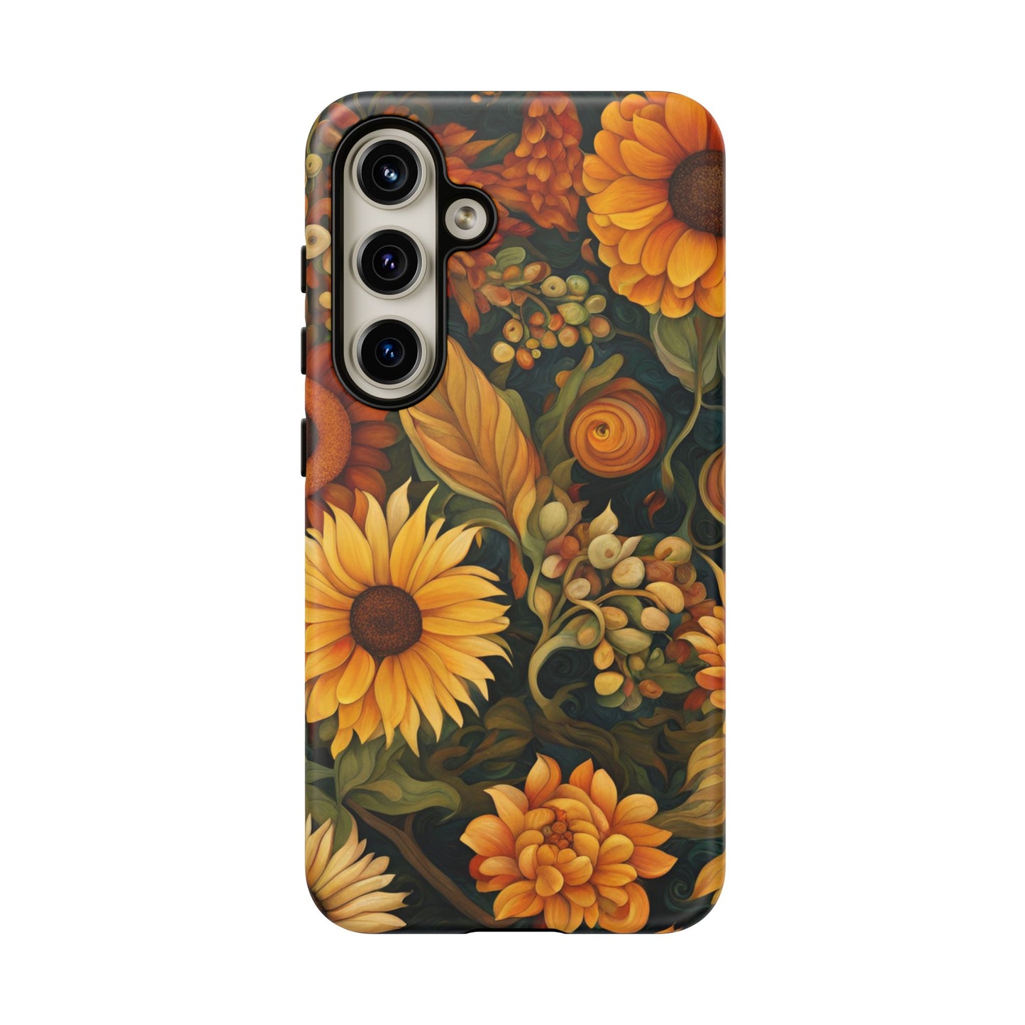 Autumn Flowers iPhone Samsung Galaxy Google Pixel Tough Cases