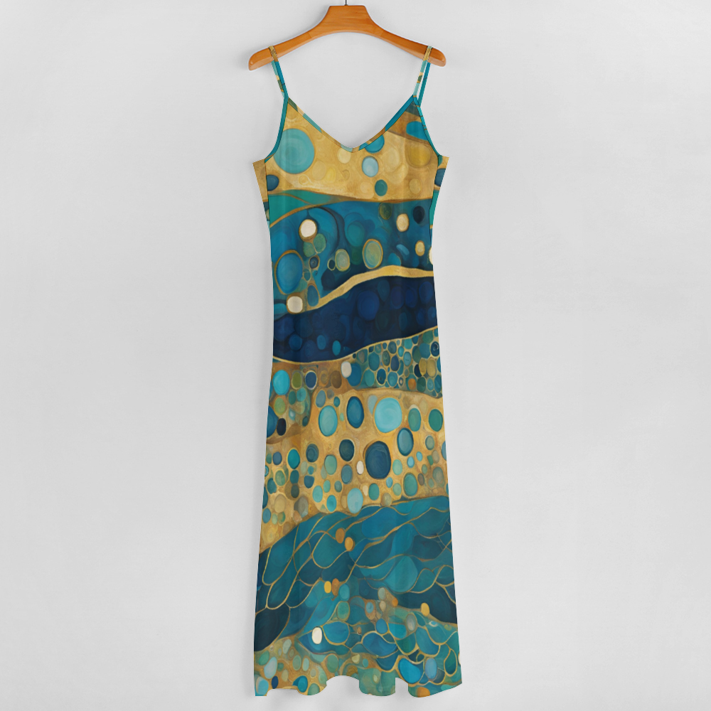 Ocean Women's Summer Fashion Maxi Slip Dress
