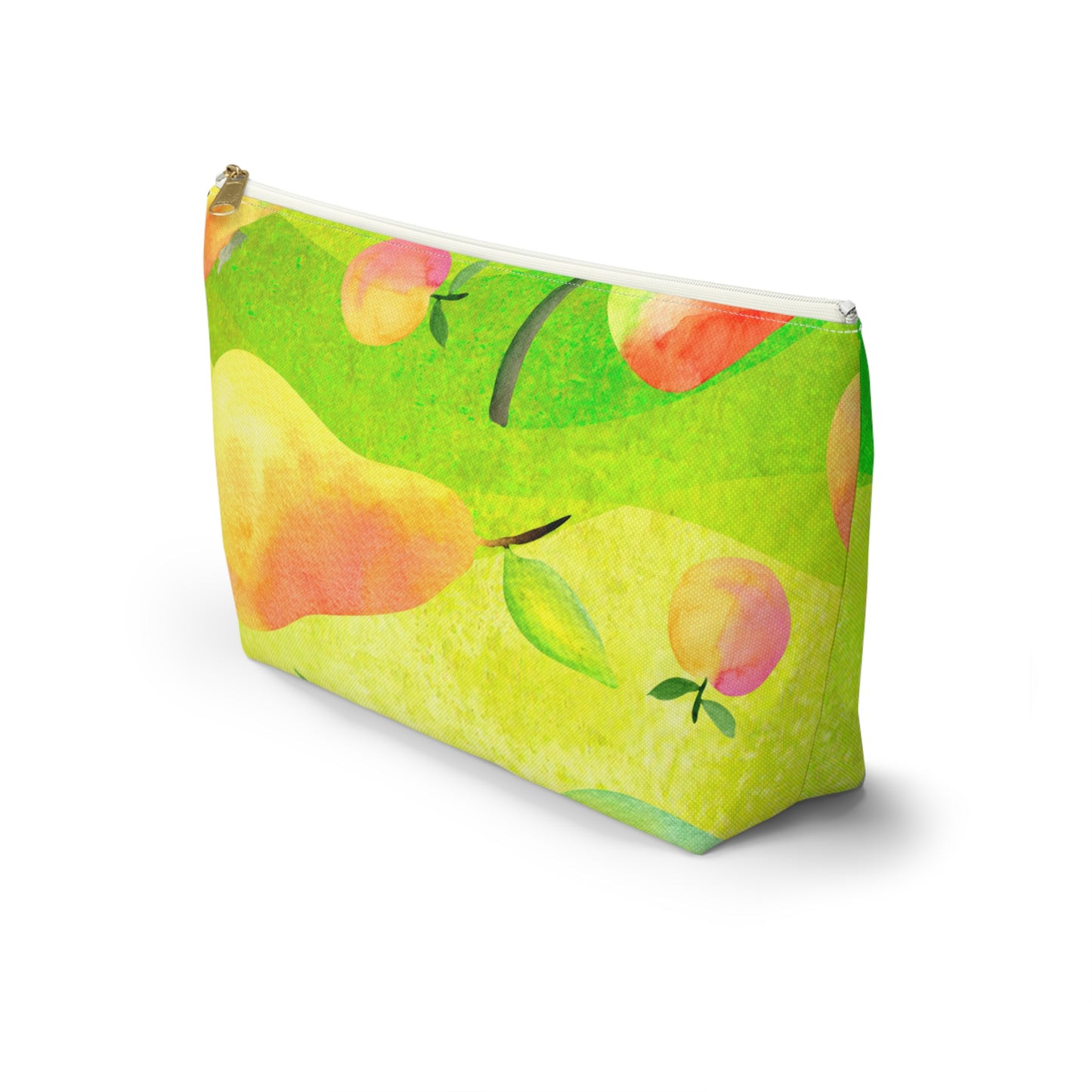 Pears & Apples Accessory Pouch w T-bottom