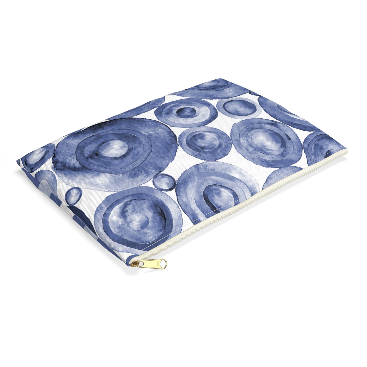 Indigo Swirls Accessory Pouch