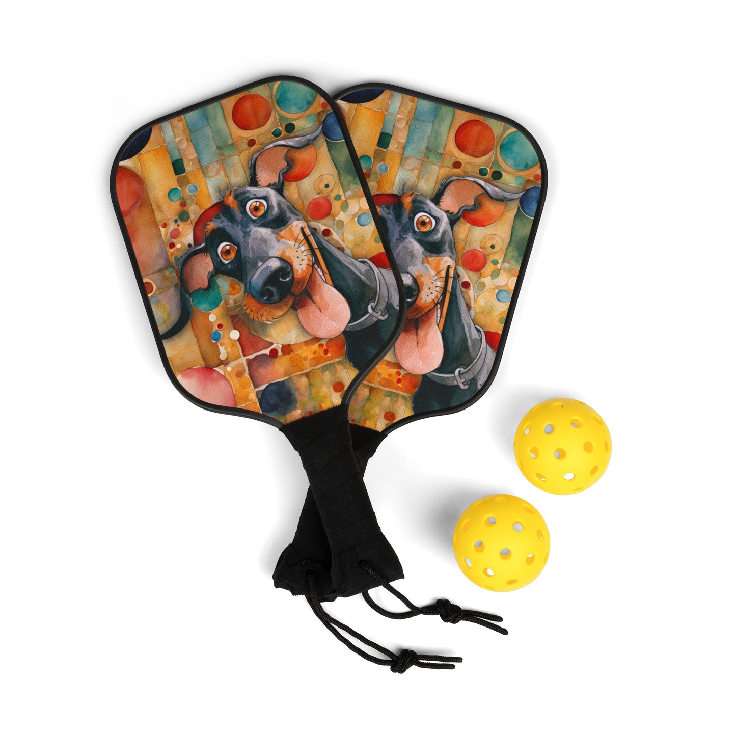 Crazy Doberman Pickleball Kit