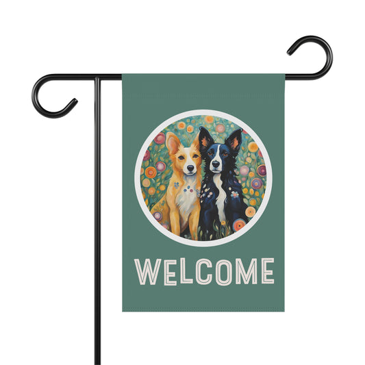 Pete & Doug 2 Welcome 2-Sided Garden & House Flag/Banner