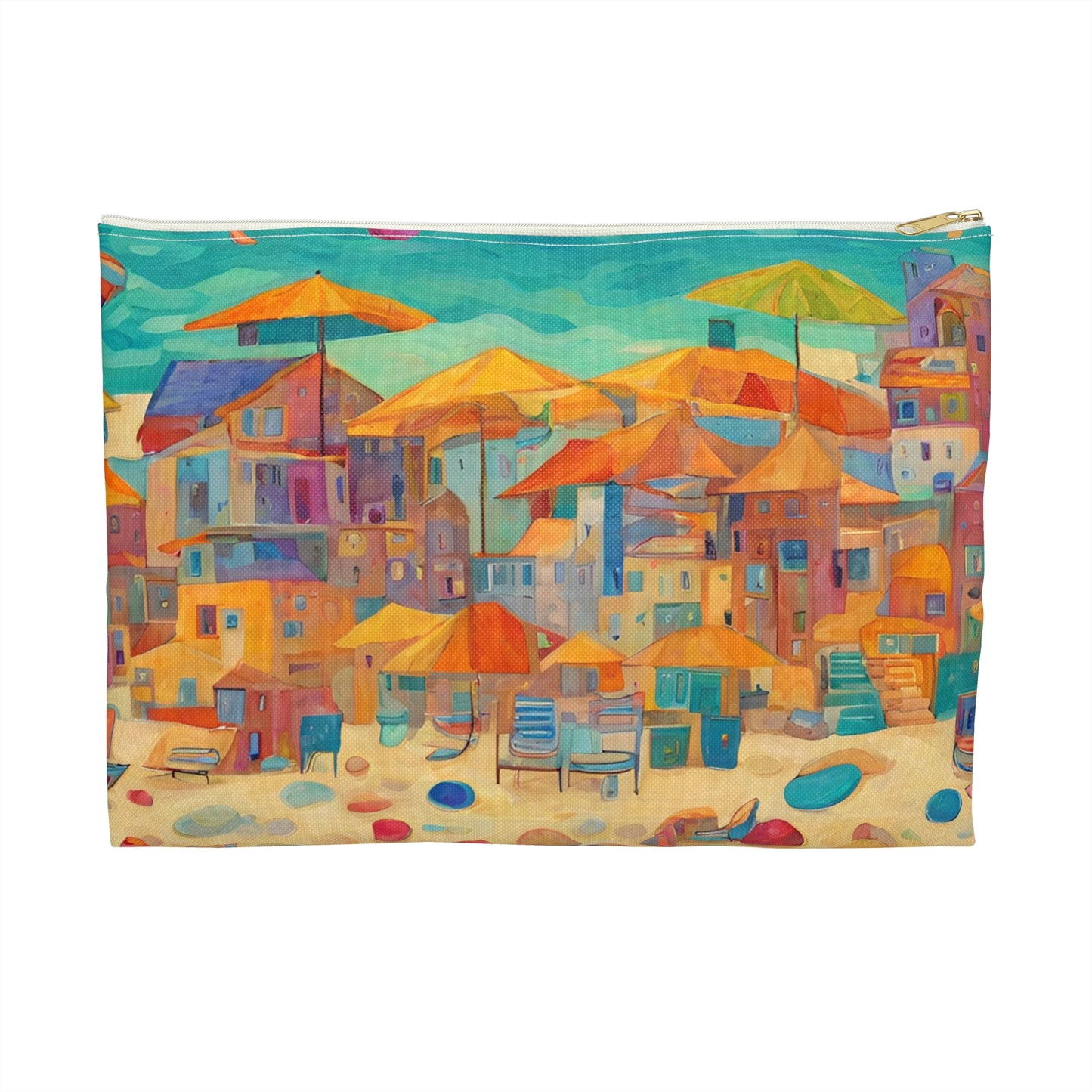 Seaside in Living Color Accessory Pouch