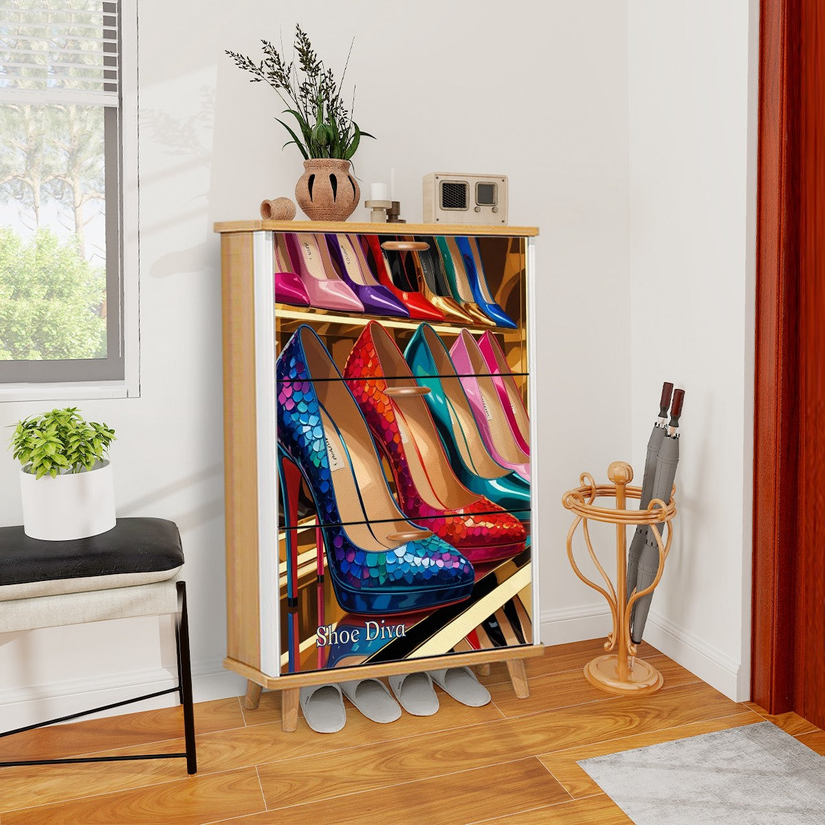 Shoe Cabinet (Made in USA)