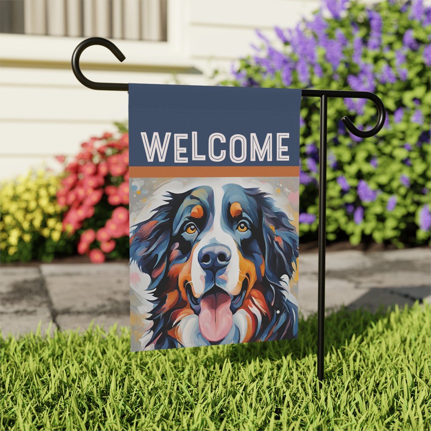 Goose Welcome 2-Sided Garden & House Flag/Banner