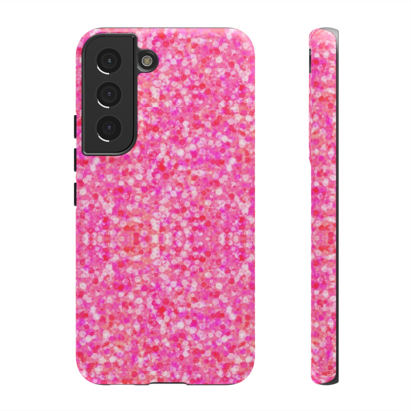 Poppin Pink iPhone Samsung Galaxy Google Pixel Tough Cases