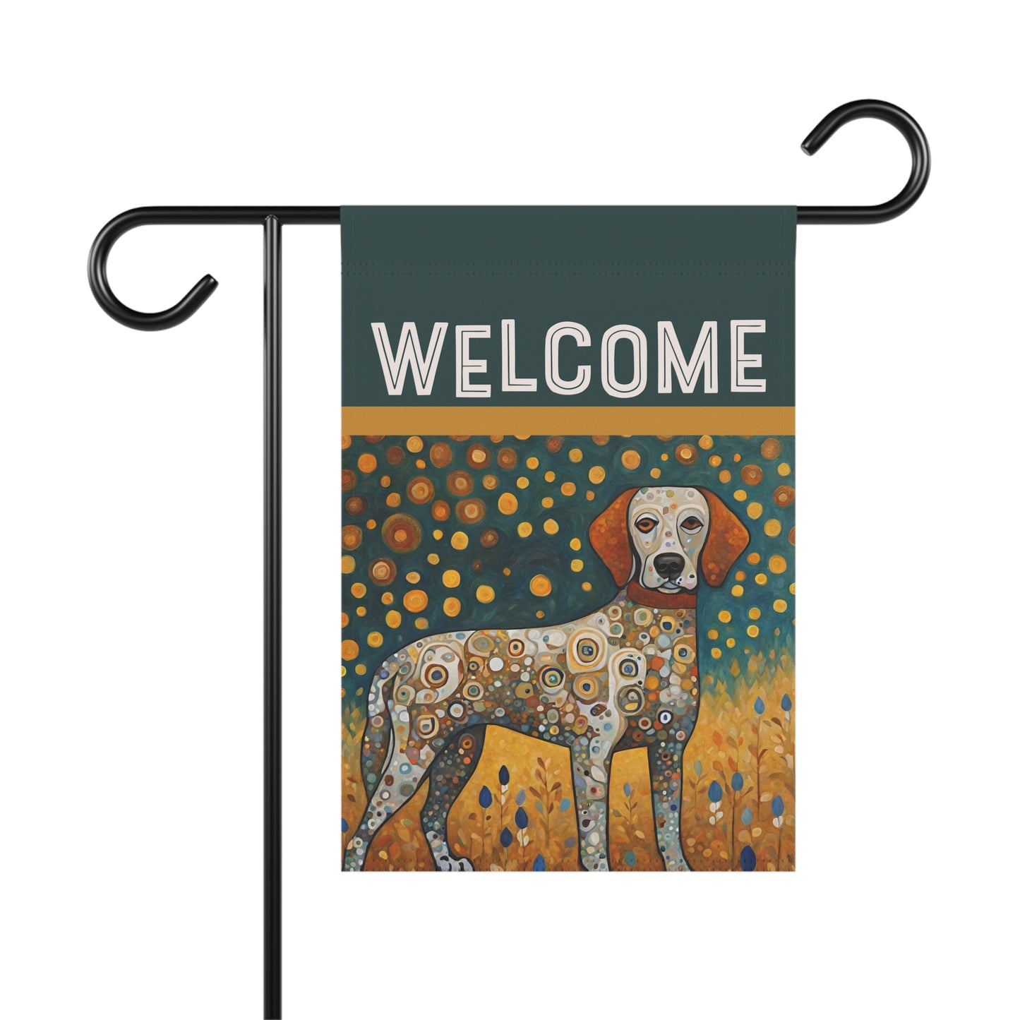 Bo Welcome 2-Sided Garden & House Flag/Banner