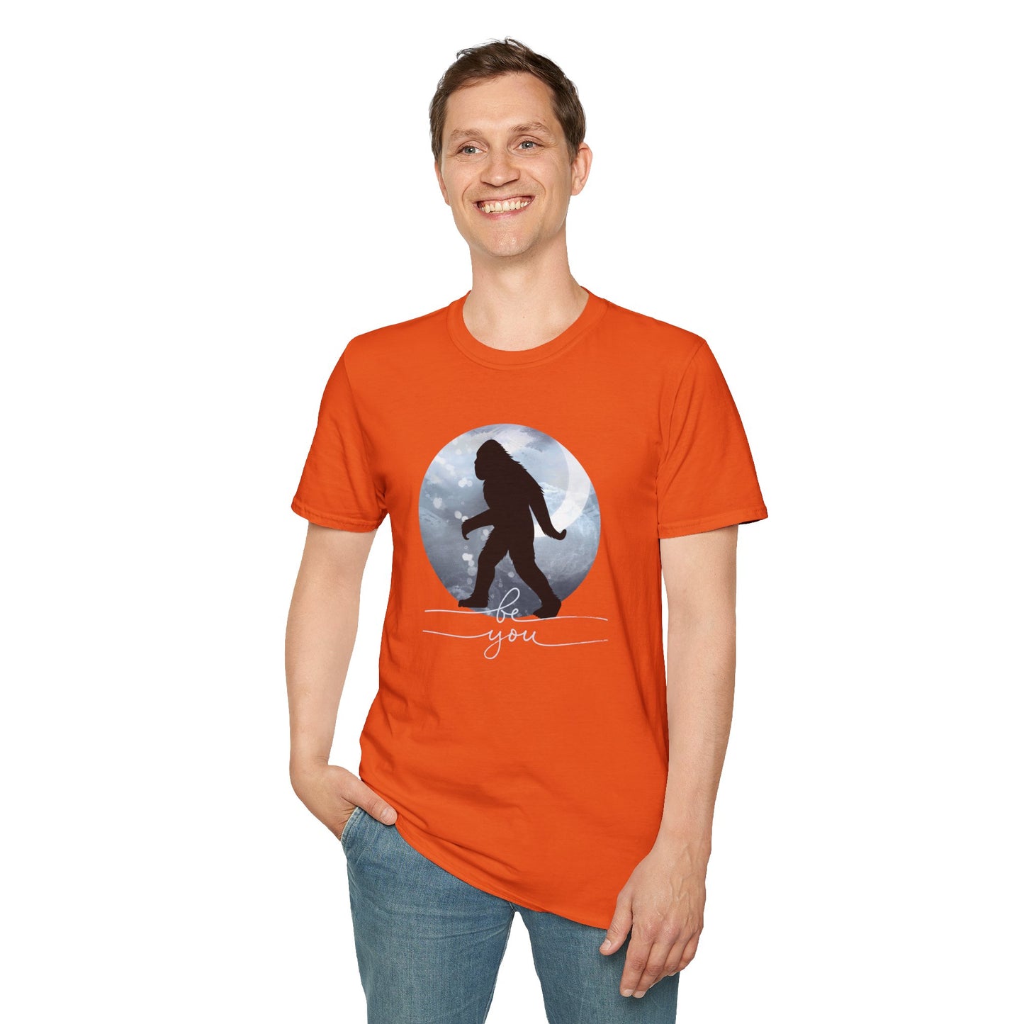 Be You Big Foot Sasquatch Yeti Unisex Softstyle T-Shirt