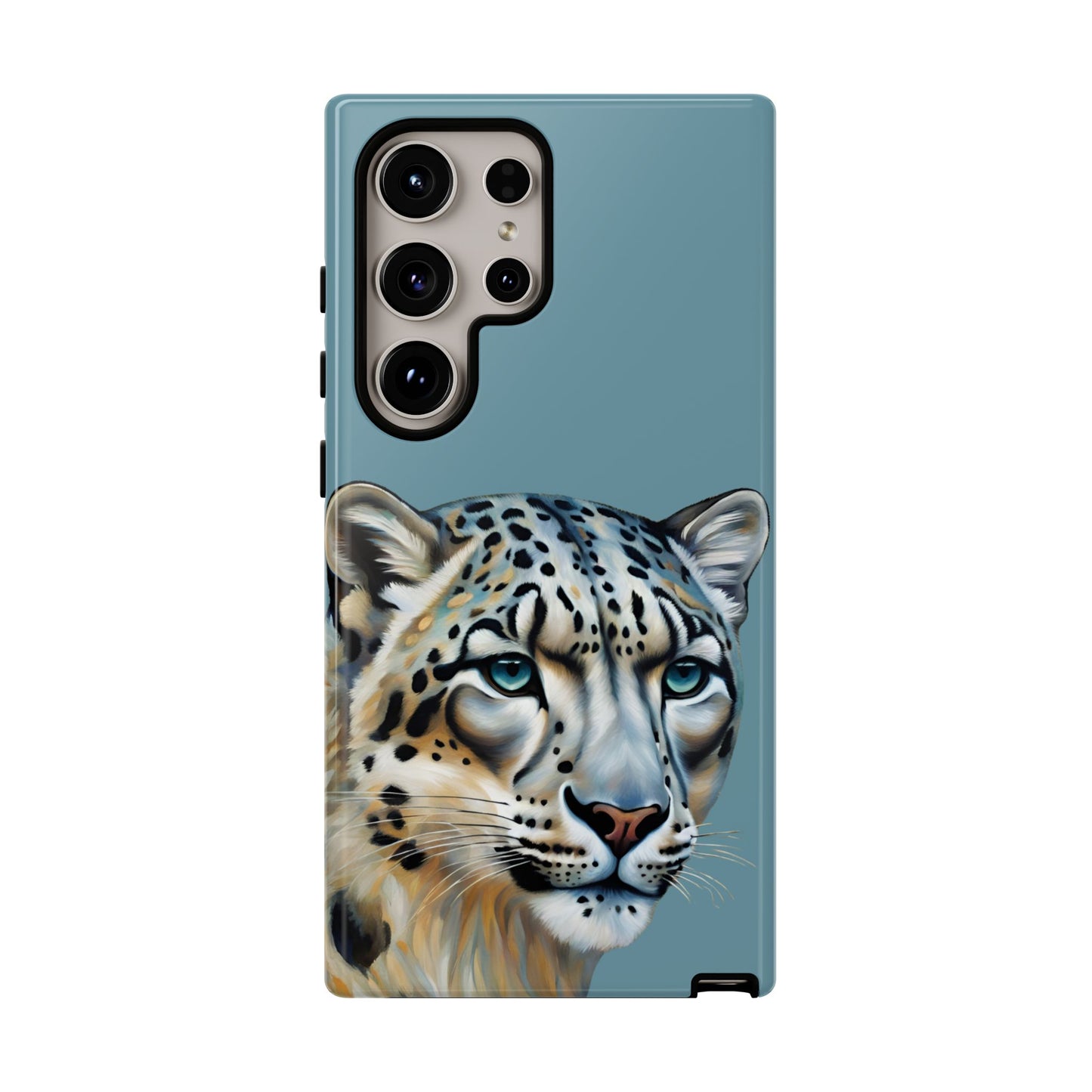 Snow Leopard iPhone Samsung Galaxy Google Pixel Tough Cases