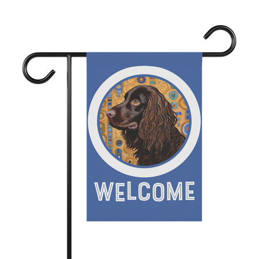 Boykin Welcome 2-Sided Garden & House Flag/Banner