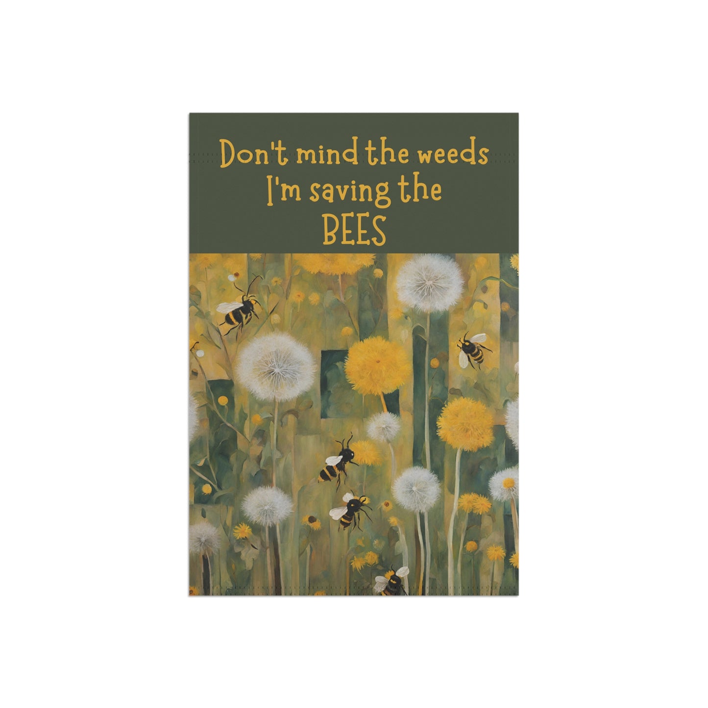 Saving the Bees 2-Sided Garden Flag/Banner